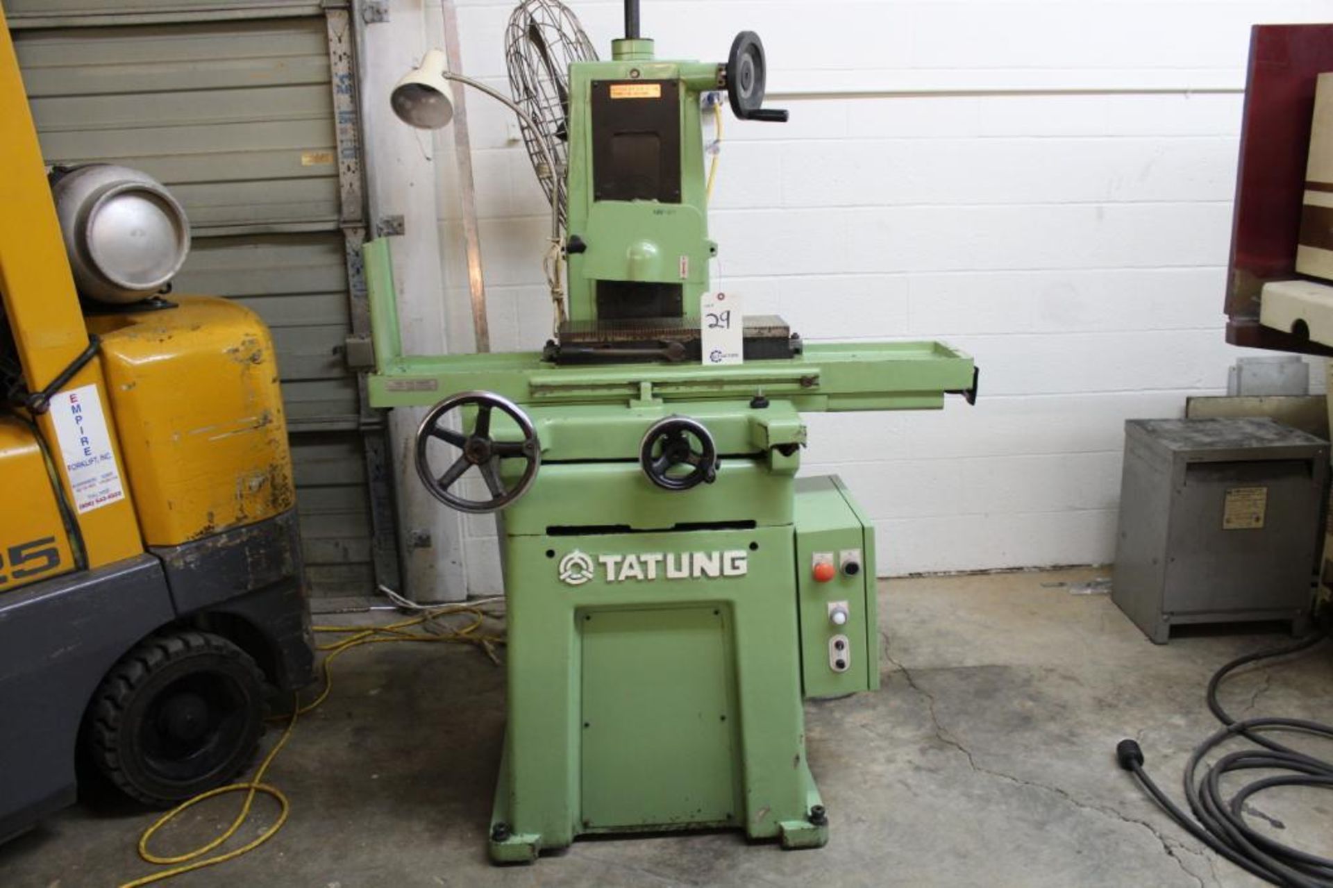 Tatung 6" x 18" hand feed surface grinder