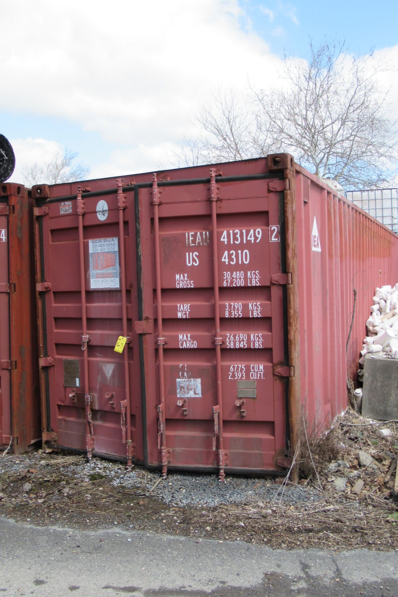 1985 40' Steel Shipping Container w/Contents - Image 2 of 7