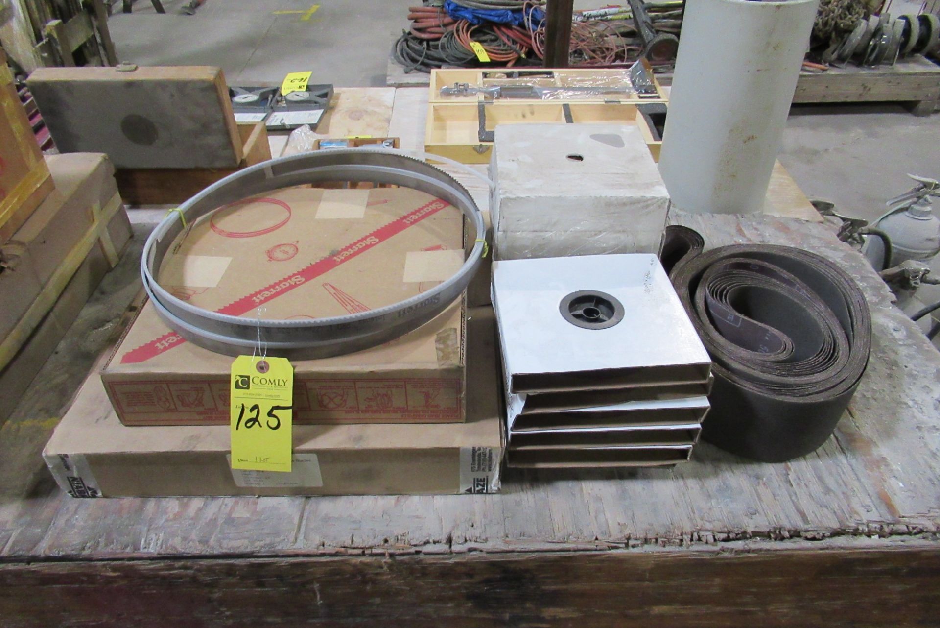 Band Saw Blades, Sand Paper, Etc.