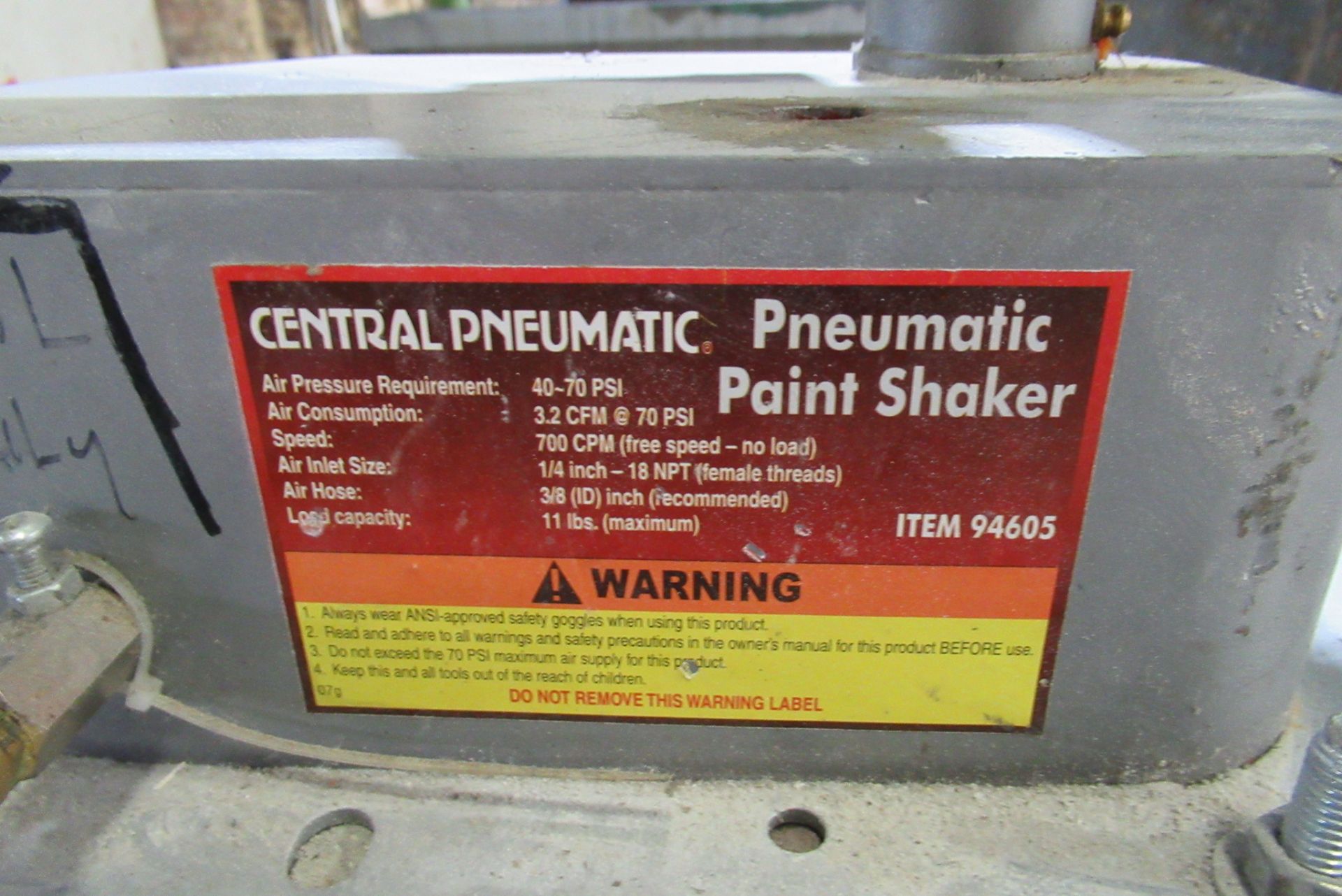 Central Pneumatic Paint Shaker - Image 2 of 2