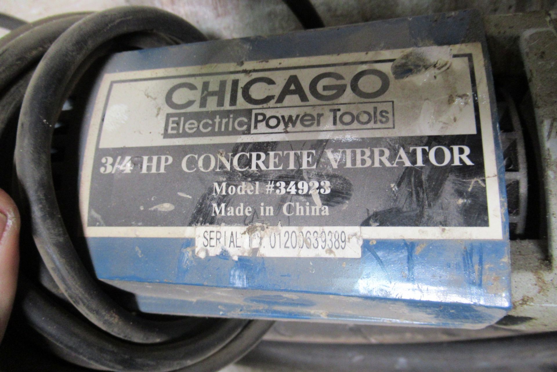 Chicago 3/4 Hp Concrete Vibrator - Image 2 of 2