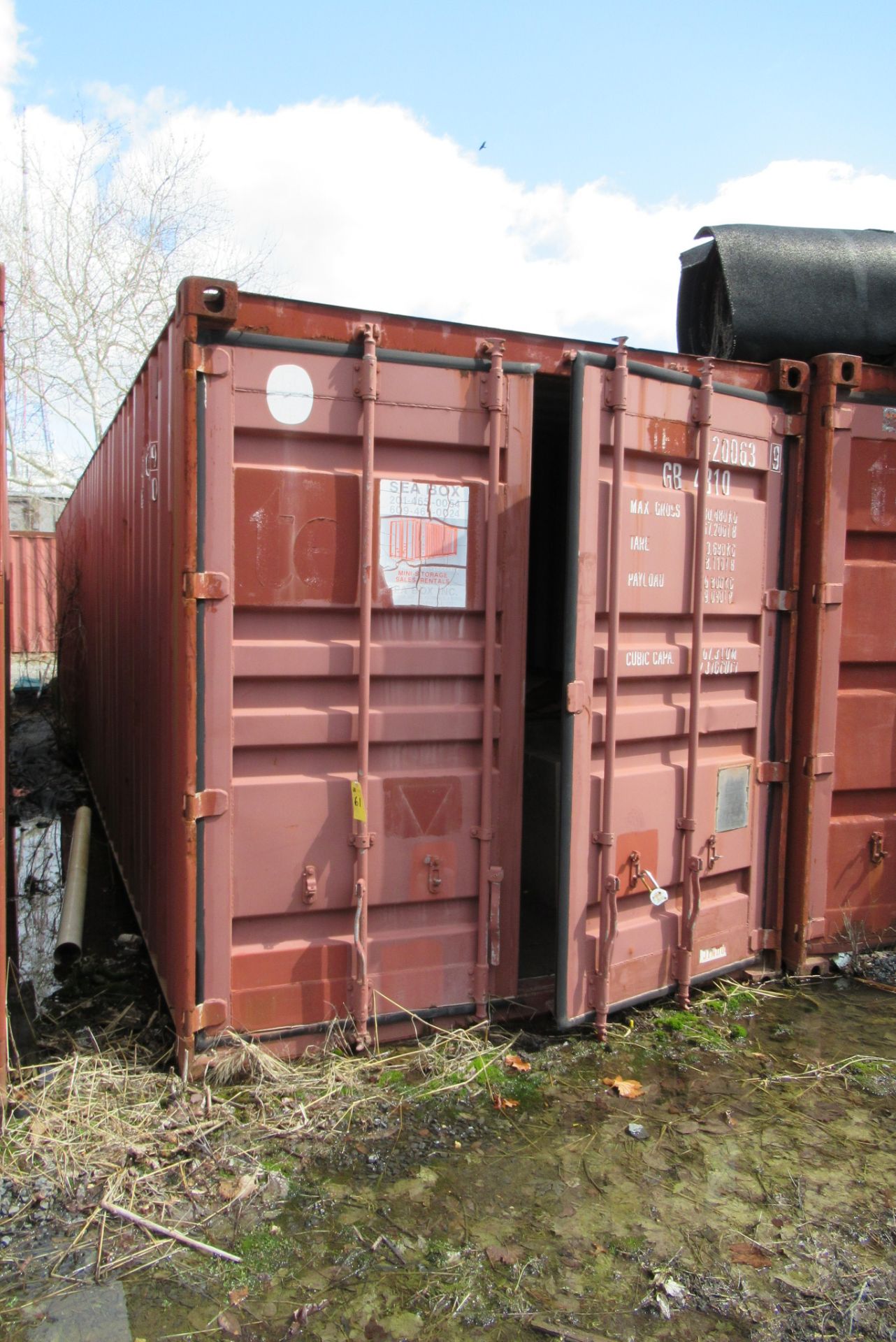 1991 40' Steel Shipping Container w/Contents