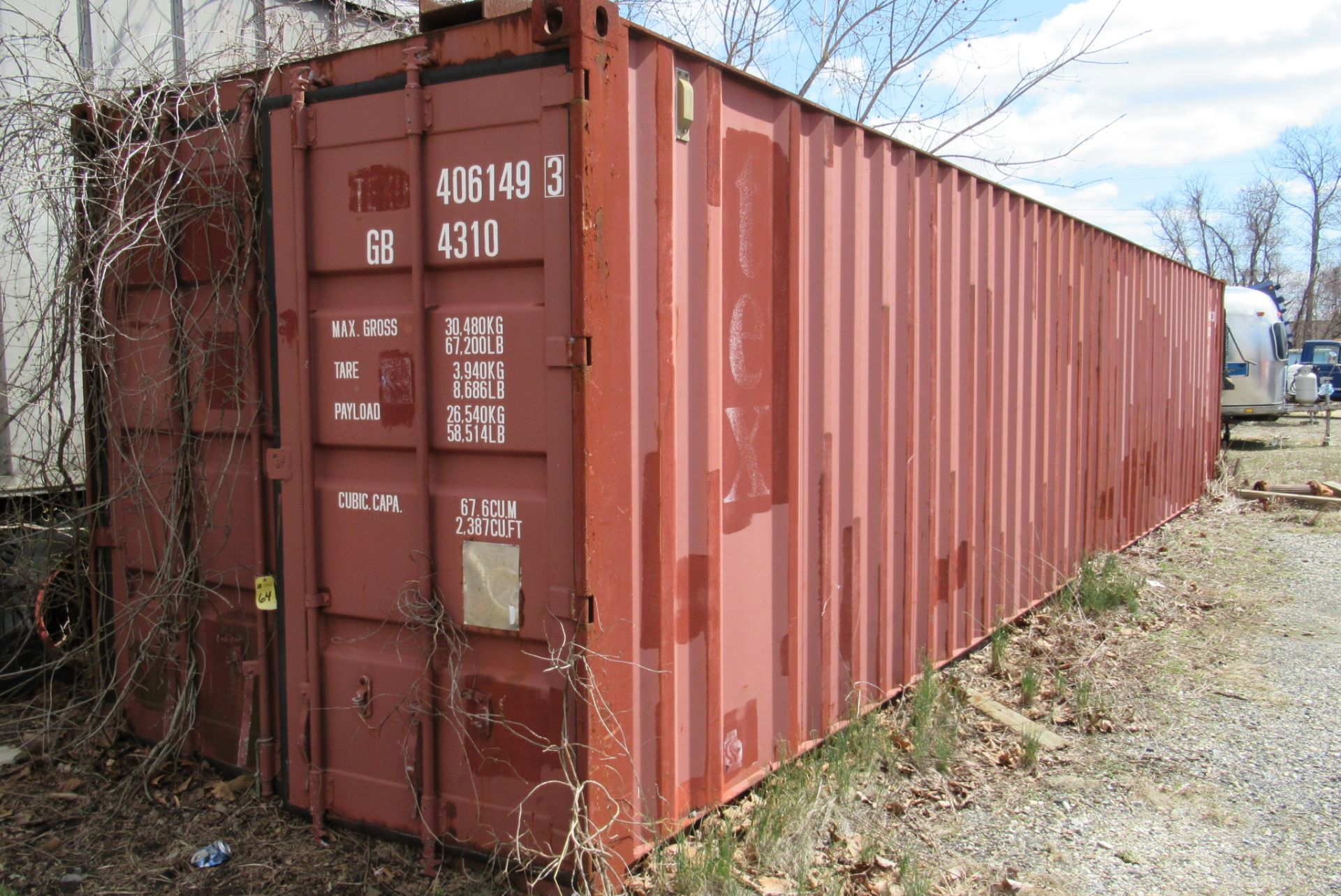 1989 40' Steel Shipping Container w/Contents