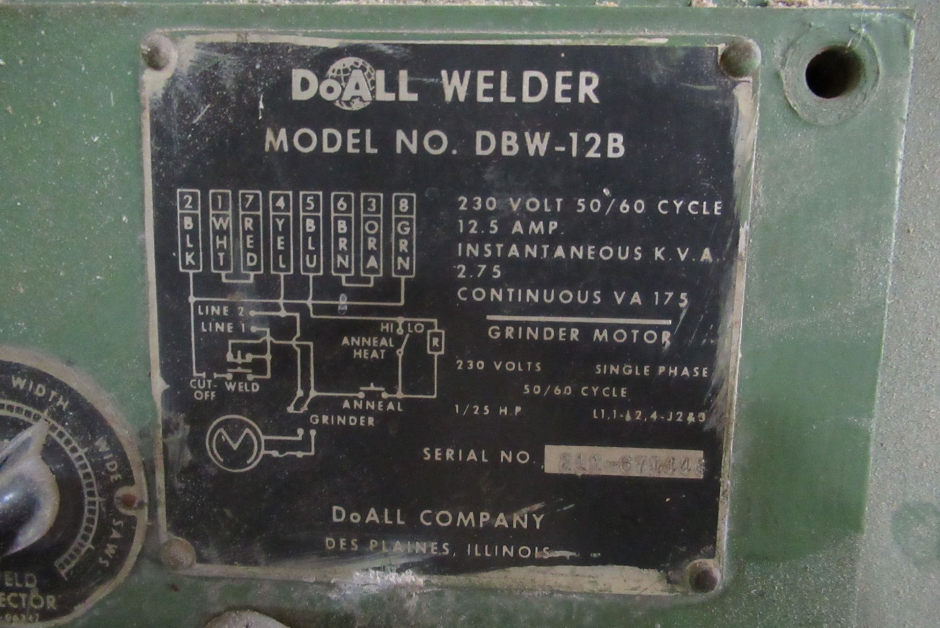 Do-All Vertical Band Saw - Image 3 of 4