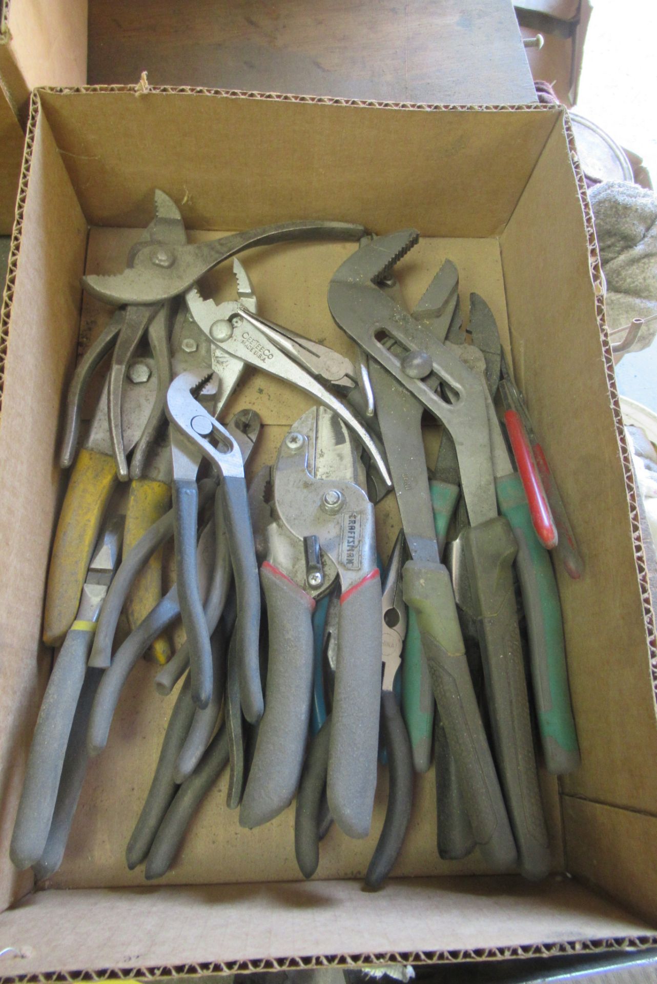 Pliers, Channel Locks, Snips, Asst. (18 Each)