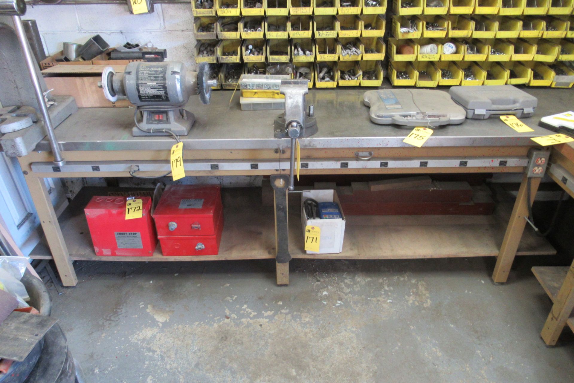 Work Bench w/Vise - Image 2 of 3