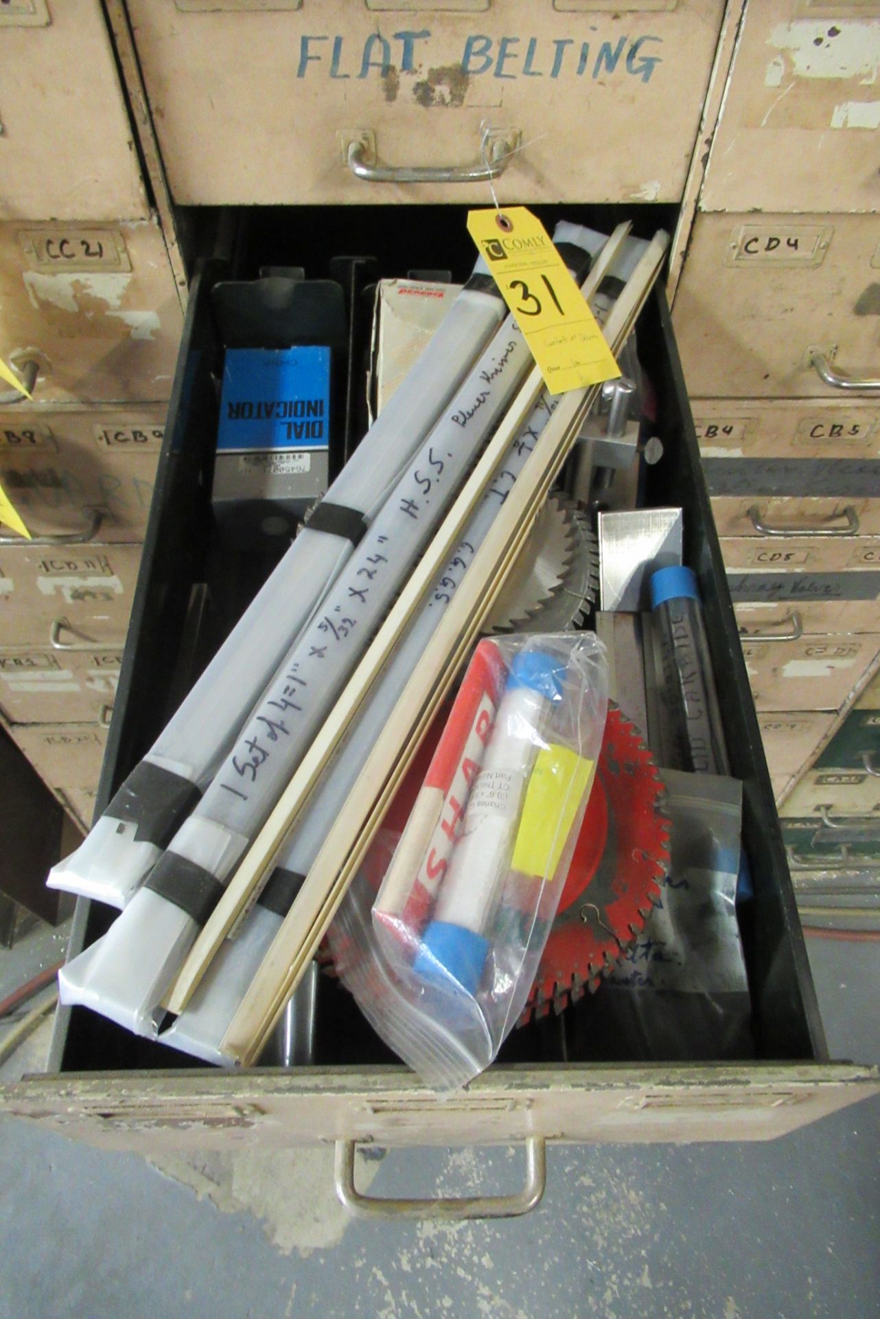Contents of Drawers: Bolts, Nuts, Bearings, Asst. (Lot) - Image 2 of 7