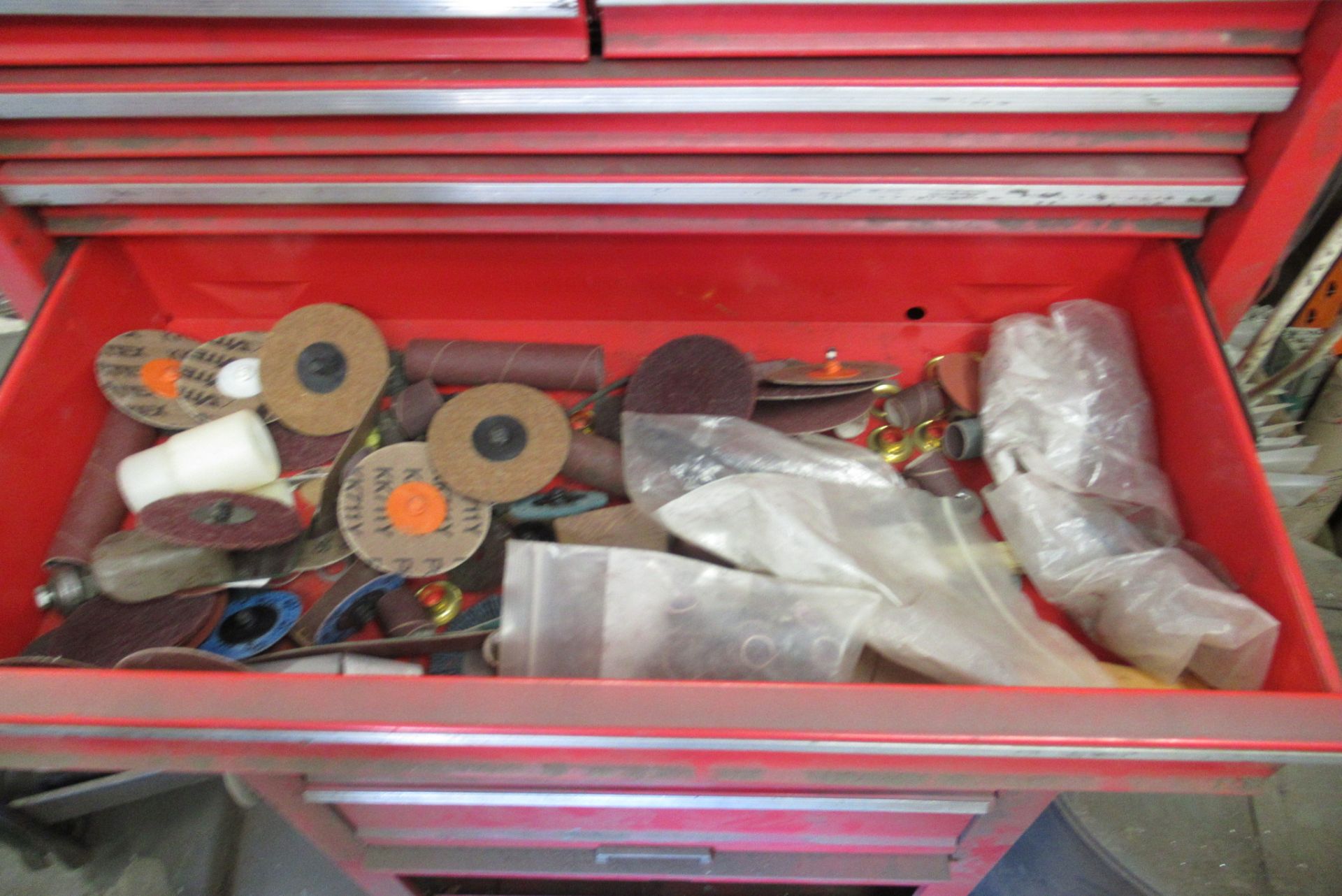 Husky Rolling Tool Chest w/Contents, Tools, Tape, Etc. (Lot) - Image 2 of 5