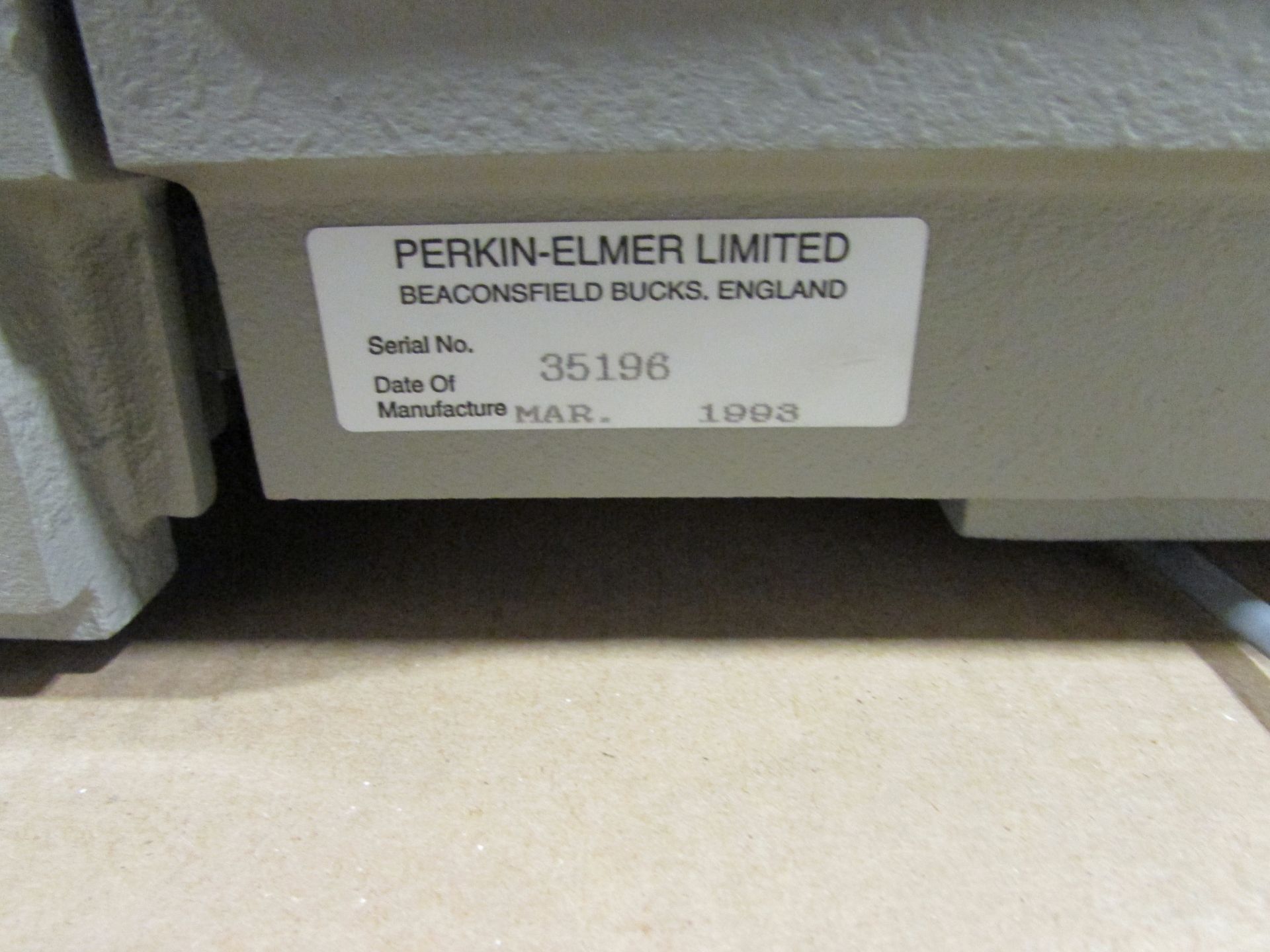 1993 Perkin Elmer Spectrometer - Image 5 of 6