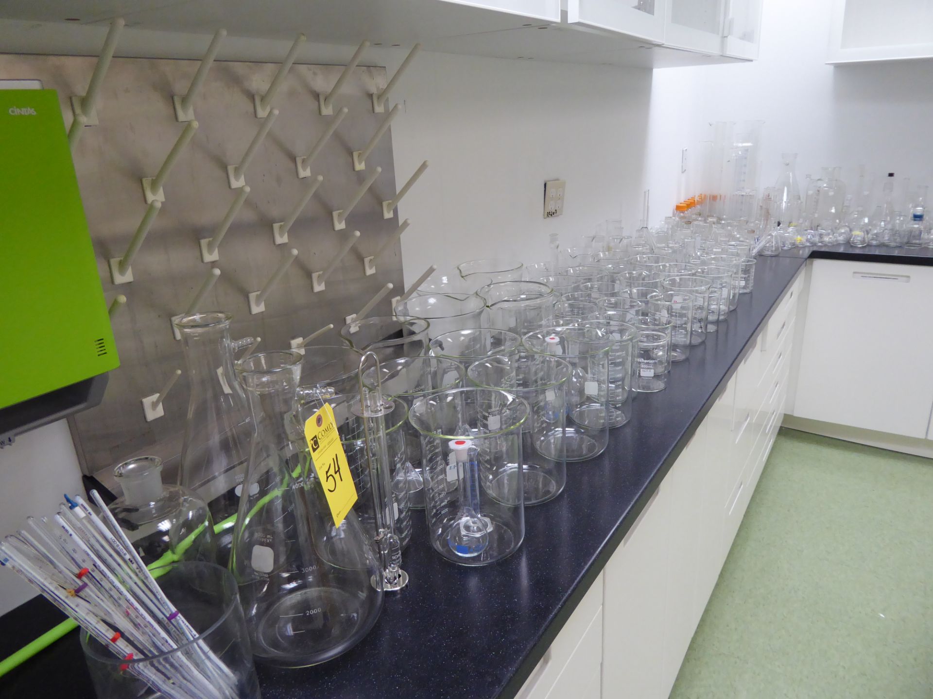 Lab Glasses & Drying Rack