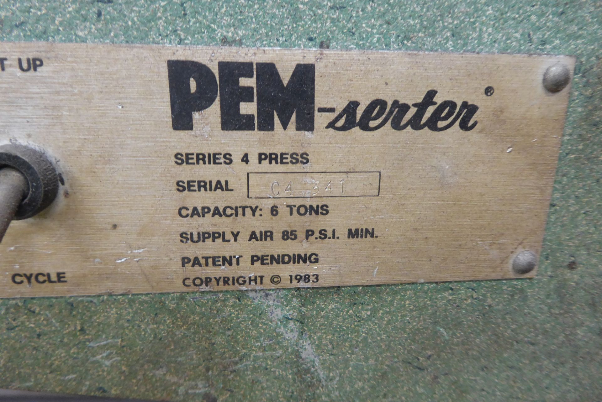 Pem-Serter Fastener Press - Image 3 of 3