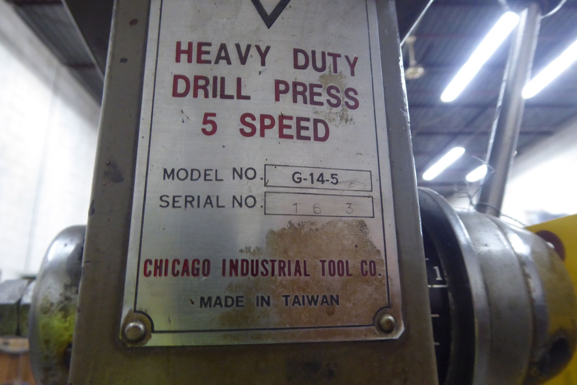 Chicago 5-Speed Table Top Drill Press - Image 3 of 3