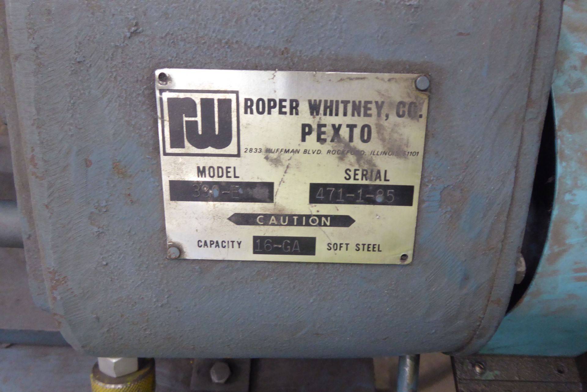 Roper Whitney Pexto 16-Gauge Soft Steel 4' Roller - Image 3 of 3