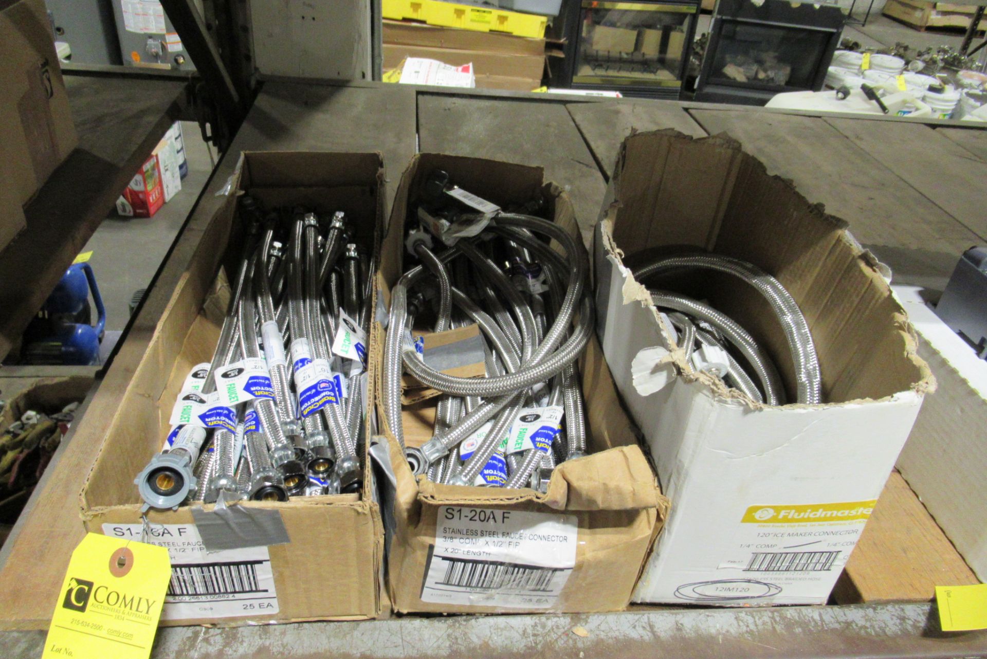 Faucet Connectors, Asst. Approx. 40 (Lot)