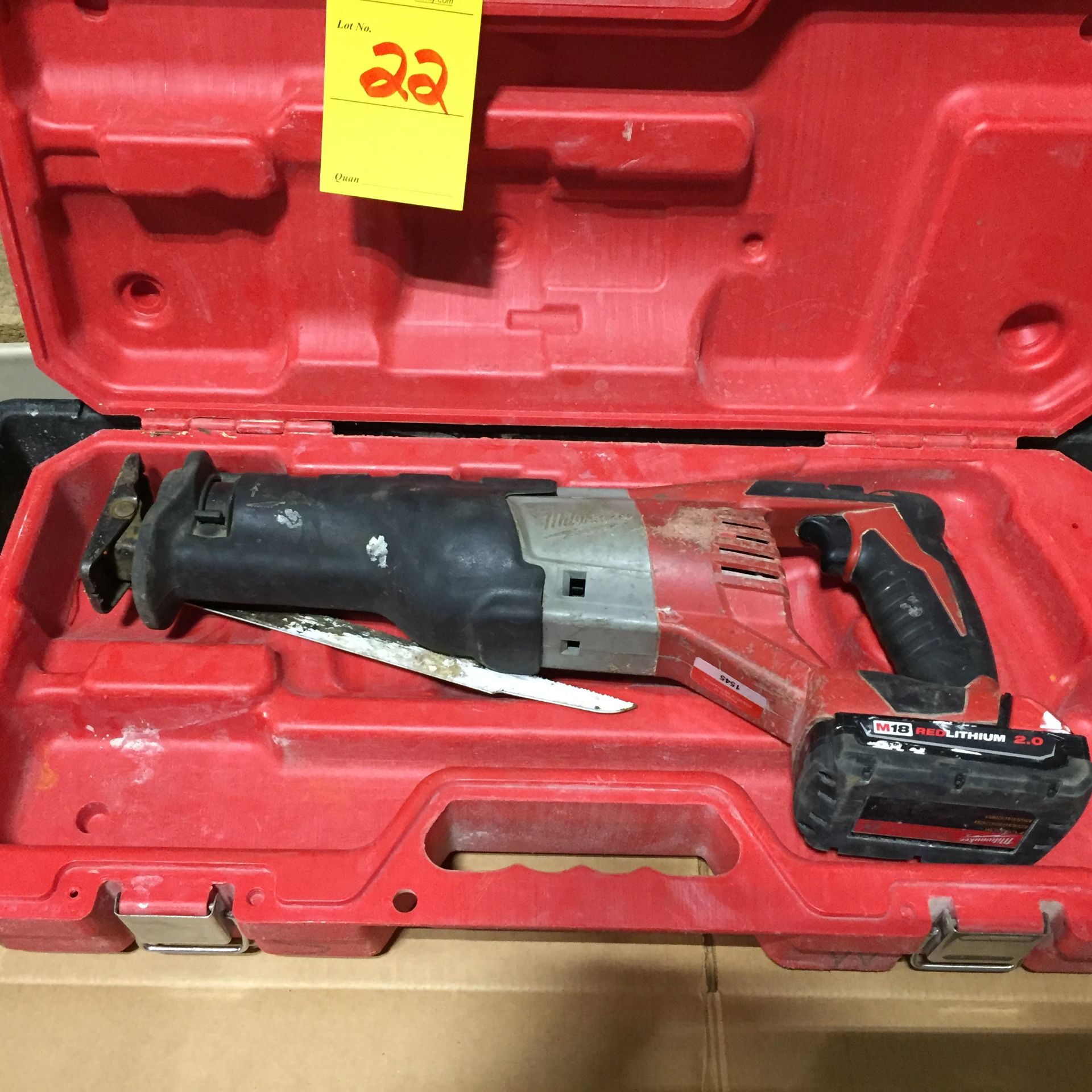 Milwaukee 18 V Cordless Sawzall (1 Battery)