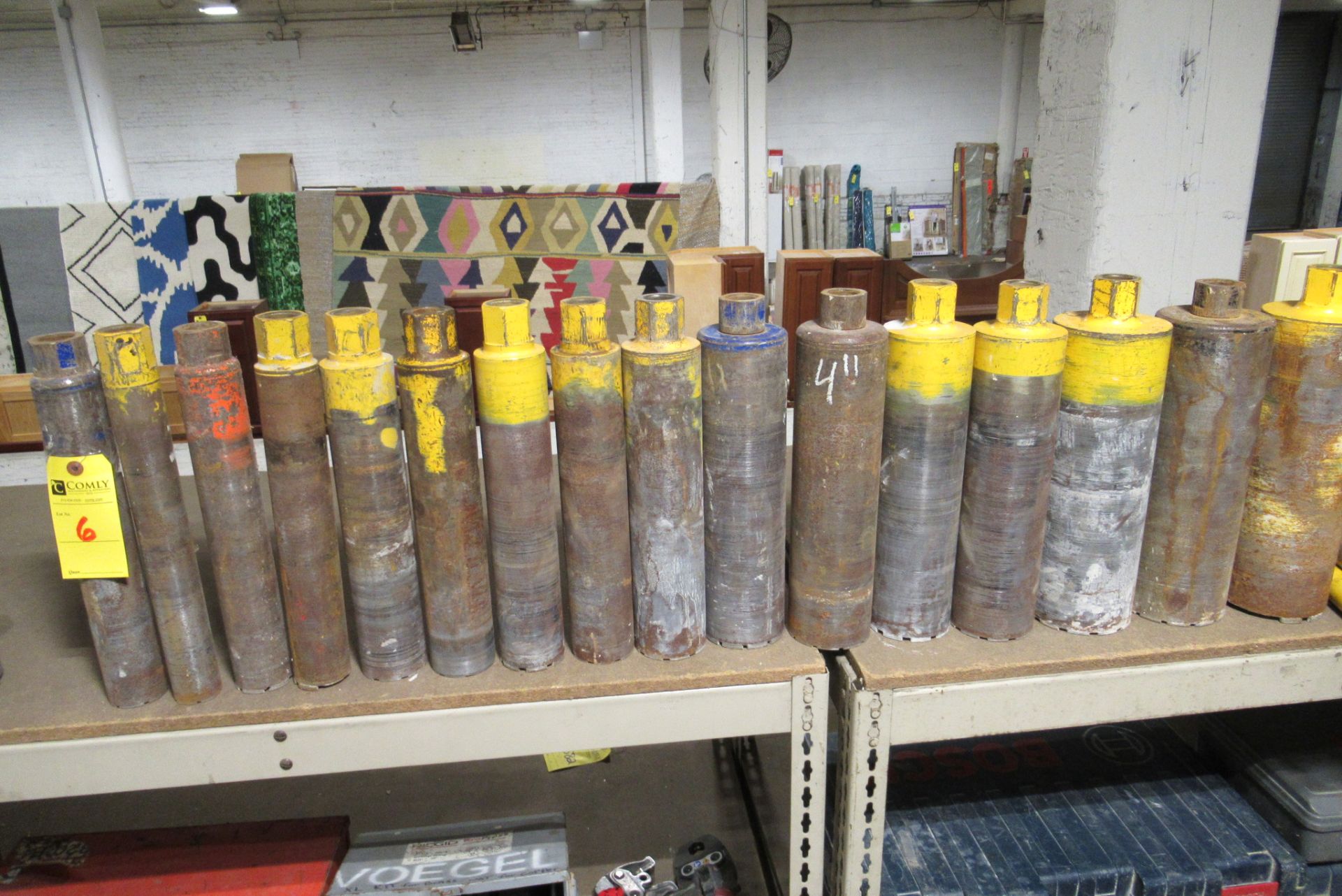 Core Drill Bits, Asst. (19 Each)