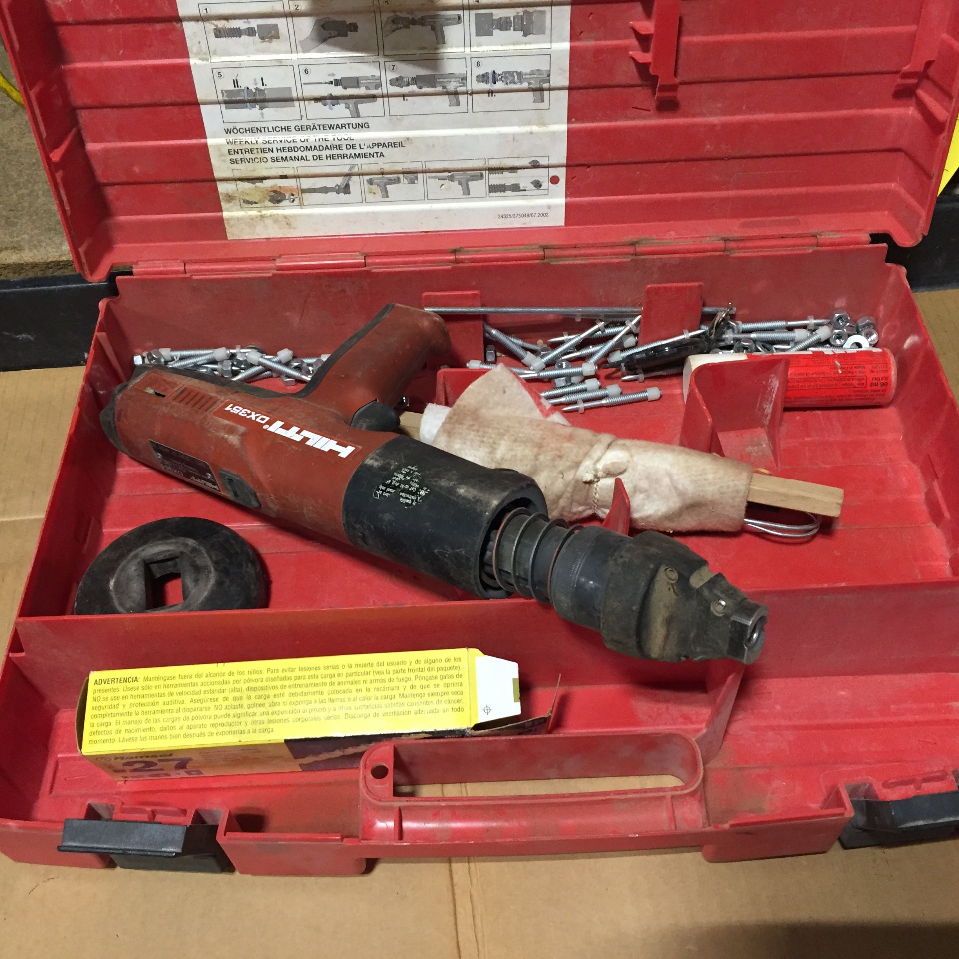 Hilti Powder Actuated Tool, m/n DX351