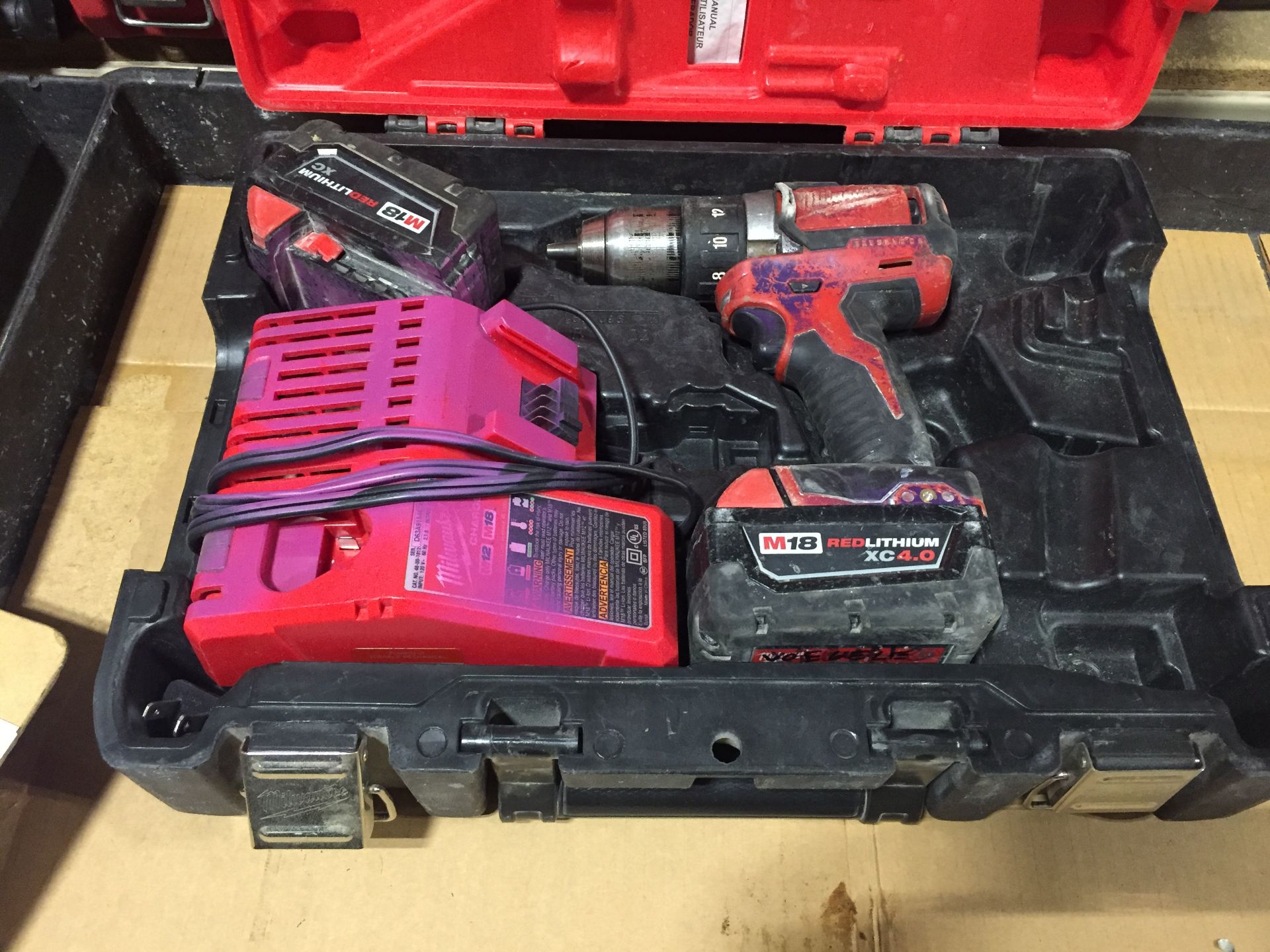 Milwaukee M18 Cordless Drill (2-Batteries, 1-Charger)