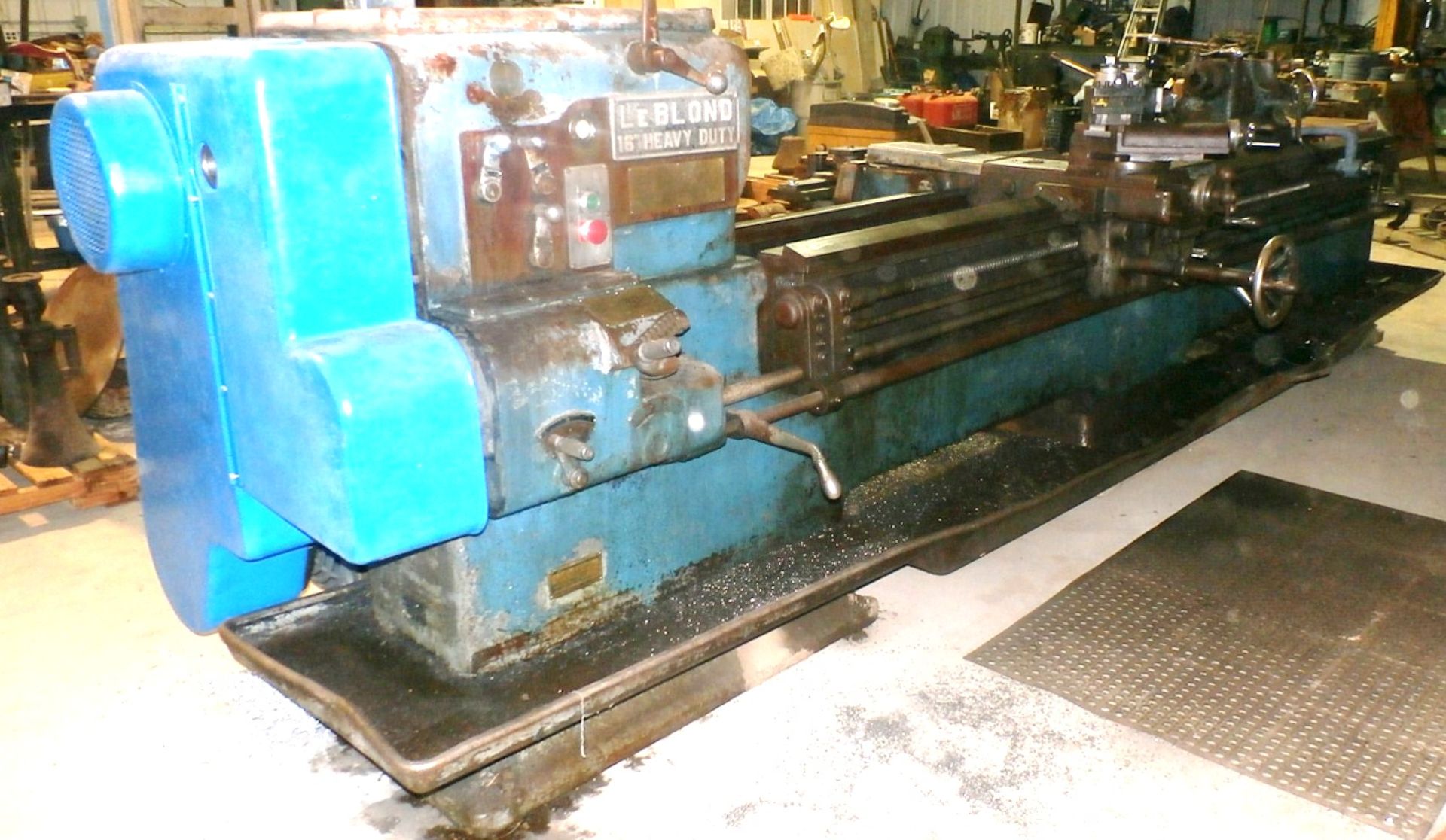 Leblond 16”: H.D. 19” x 38” Sliding Gap Lathe,