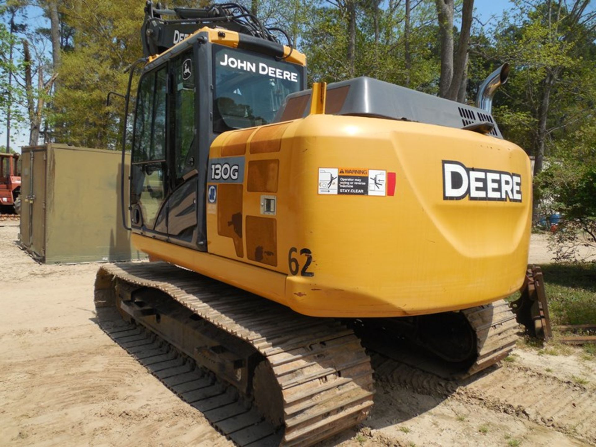 2015 Deere 130G Excavator 2191 hrs Cab / AC Long Arm, 28" Pads, 24" Bucket, Control Pattern Select - Image 6 of 9