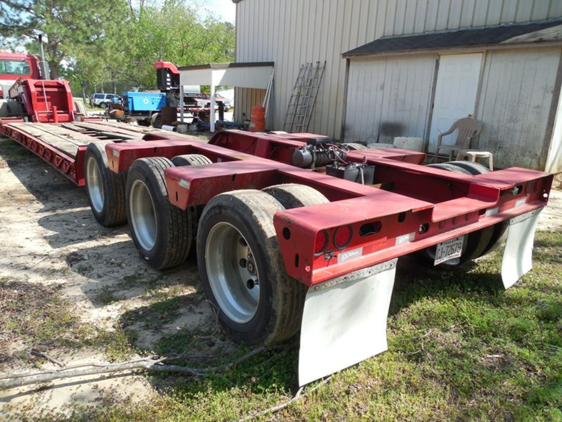 2006 Talbert 51 ton detach low boy alum buds, Model T(4)DW-50SA-HRG-1-T1 vin# 40FS0533161025193 alum - Image 4 of 6