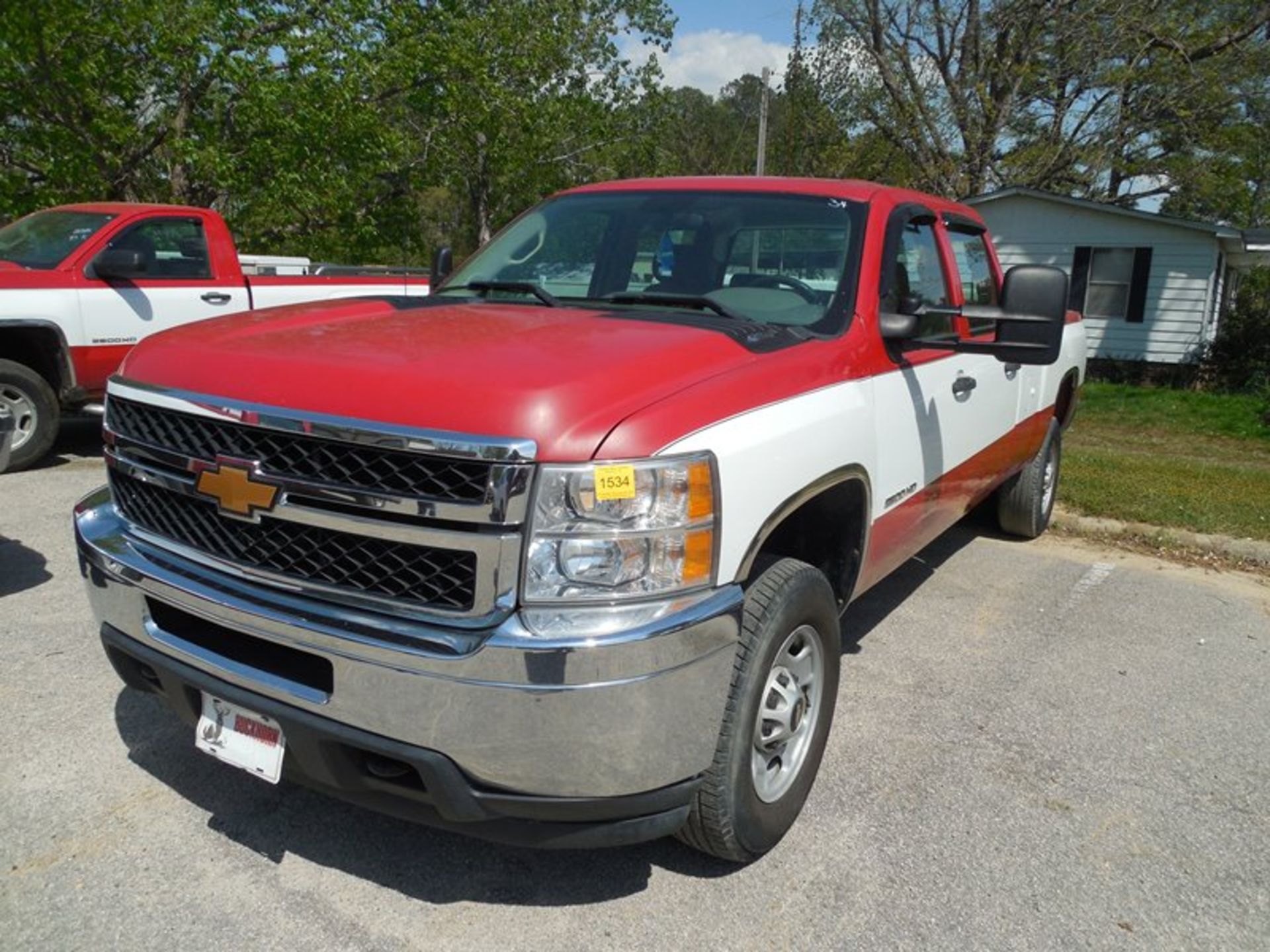 2013 CHEV 2500 136,972 miles crew cab, 2wd, vin# 1GC1CVCG2DF172518 door dented, small dents crew