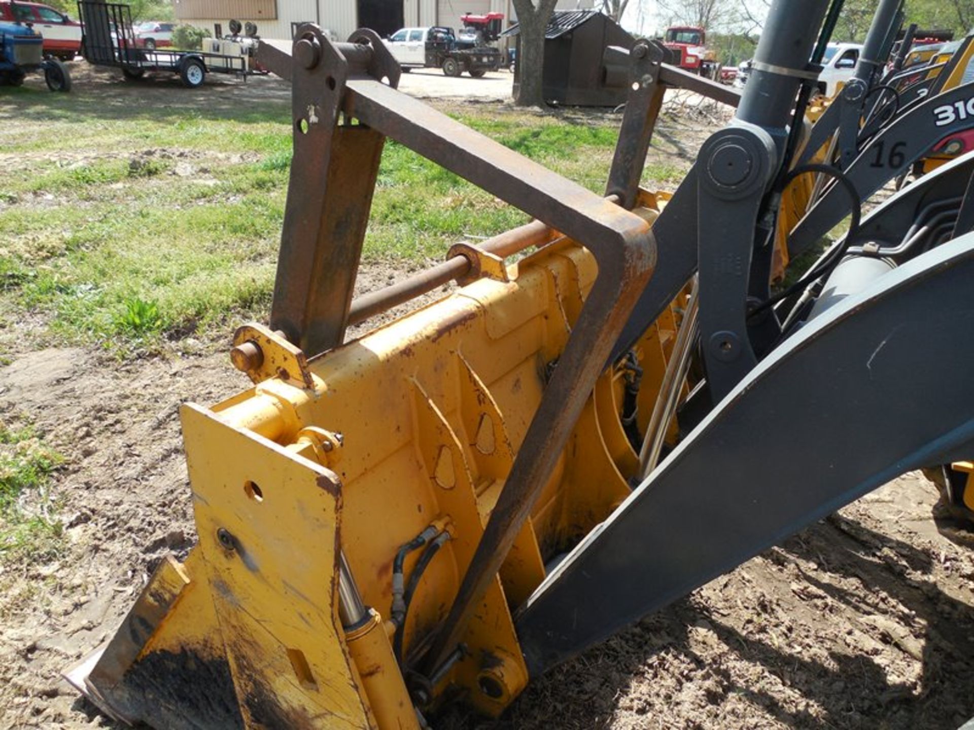 Deere 310K Backhoe 3368 hrs 4wd, Multi purpose bucket w/forks VIN# 1T0310KXPDE246928 4wd, Multi - Image 2 of 8