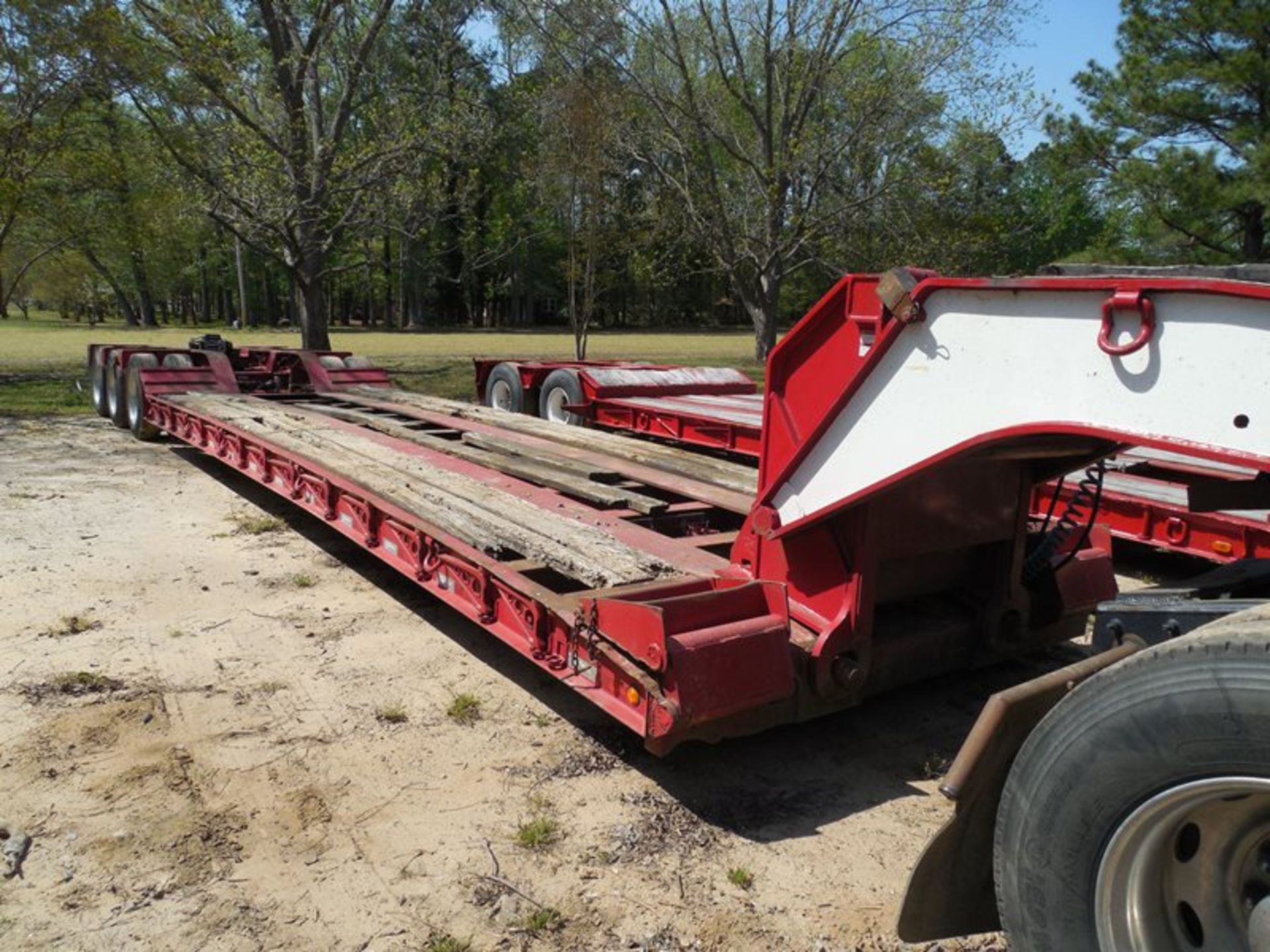 2006 Talbert 51 ton detach low boy alum buds, Model T(4)DW-50SA-HRG-1-T1 vin# 40FS0533161025193 alum - Image 6 of 6