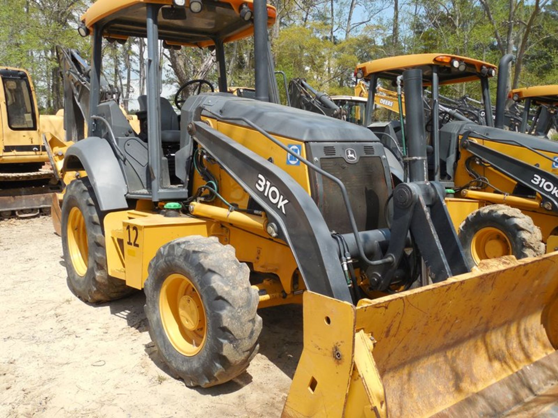 2015 Deere 310K backhoe 1905 hrs Pilots, 4wd, Multi purpose bucket, 24" bucket vin# - Image 7 of 8