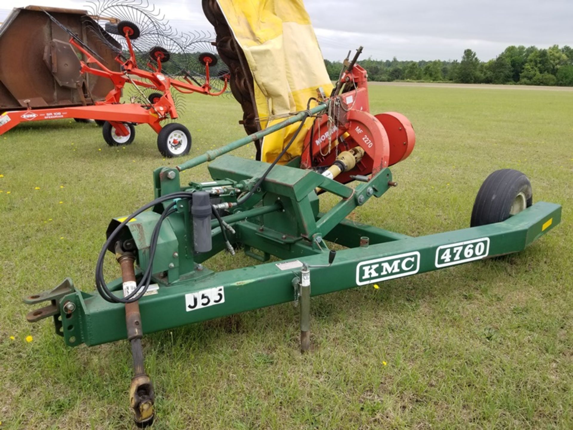 Morra MF2270 Hay Cutter on a KMC 4760 Lift Assist dolly - Image 4 of 4