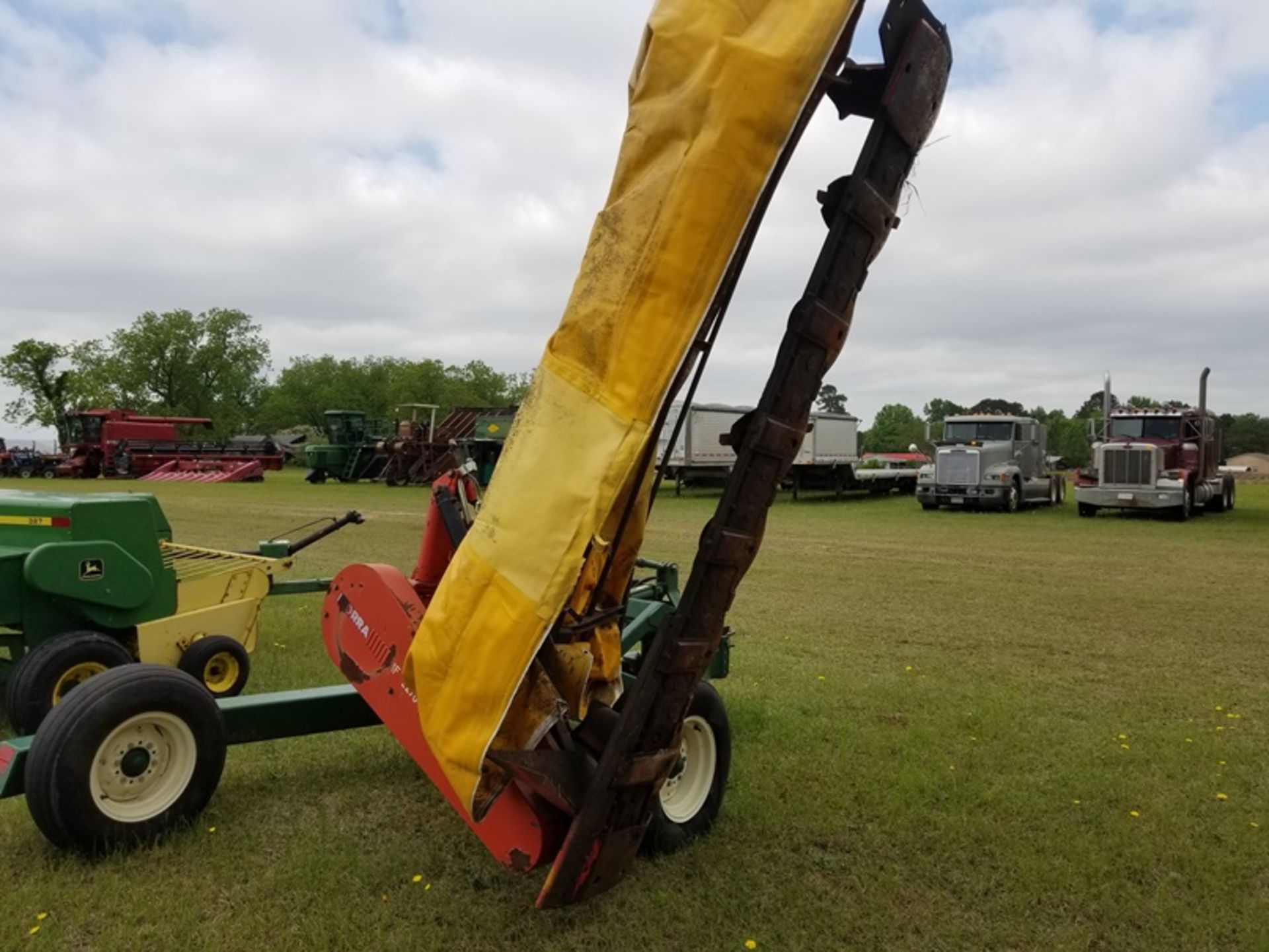 Morra MF2270 Hay Cutter on a KMC 4760 Lift Assist dolly - Image 2 of 4