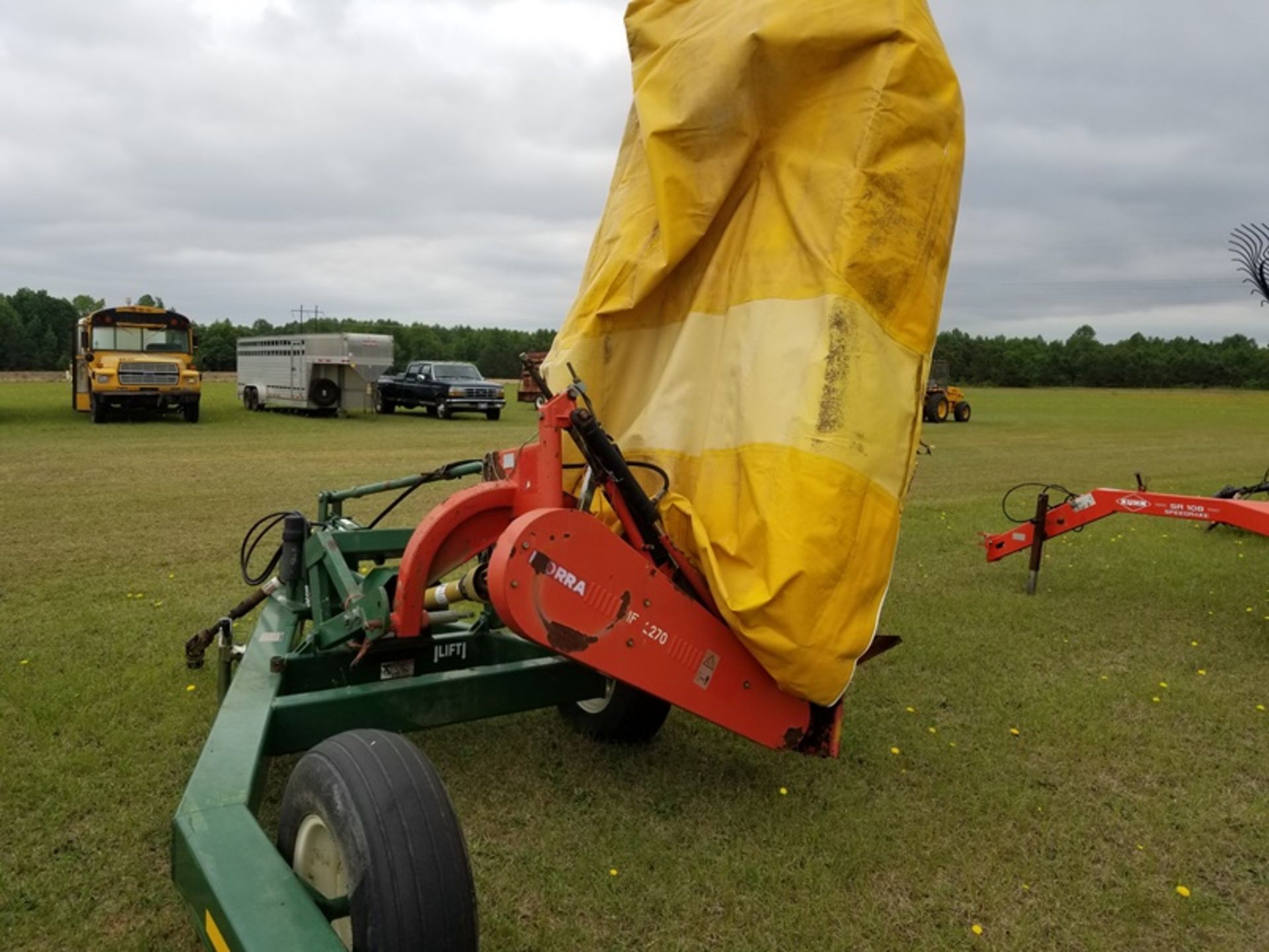 Morra MF2270 Hay Cutter on a KMC 4760 Lift Assist dolly - Image 3 of 4