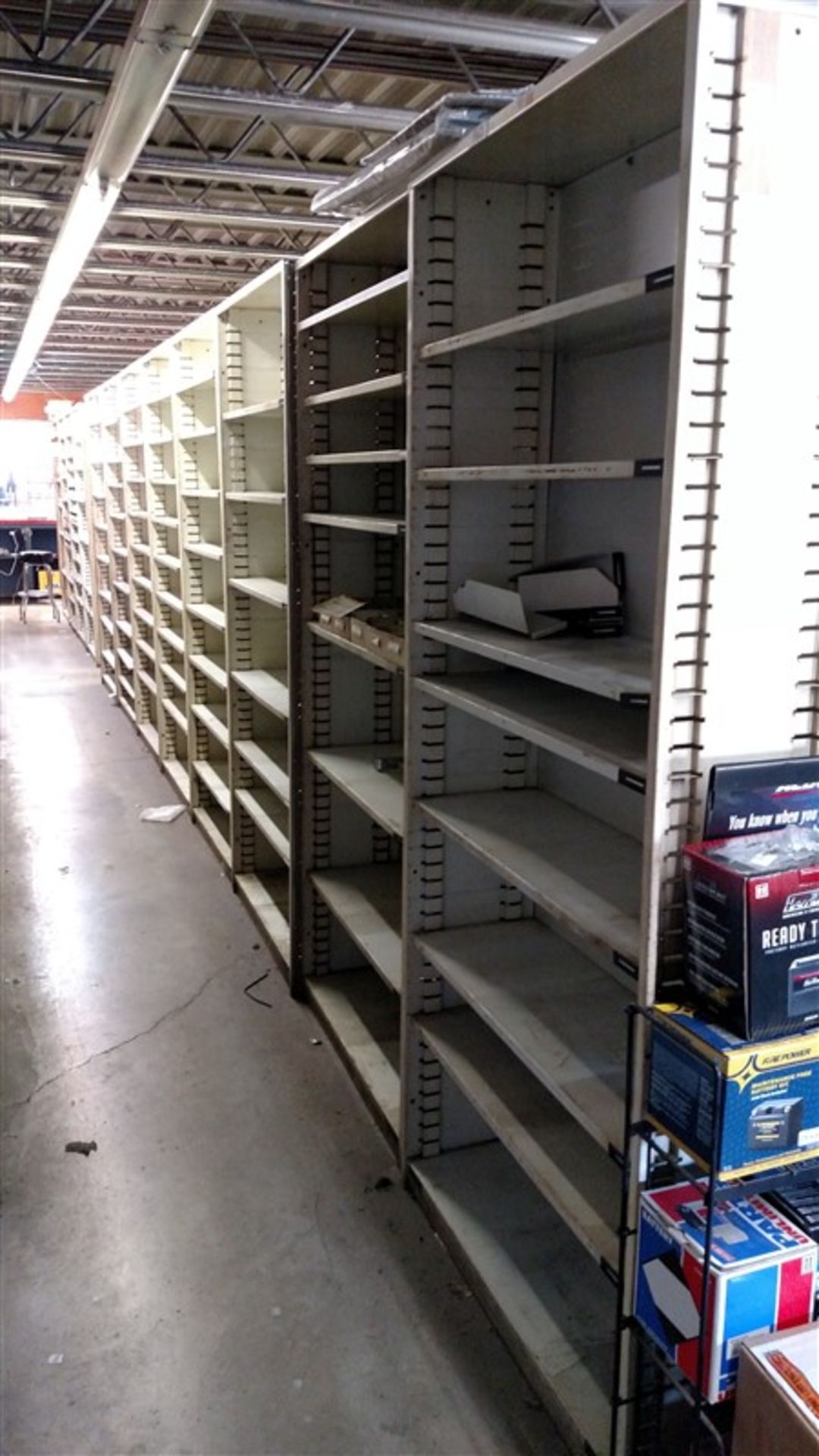 (8) Parts Shelving Bins (12" D each) - (8 x Bid)