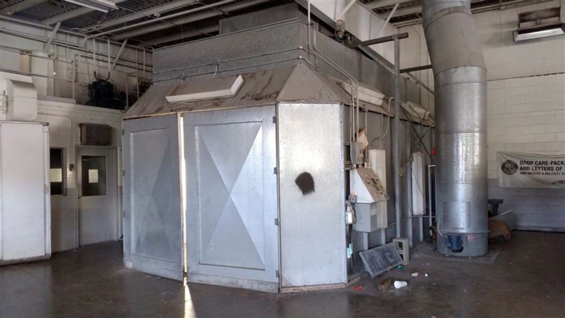 AFC Downdraft Paint Booth, Complete (Additional time given for dismantling and removal)