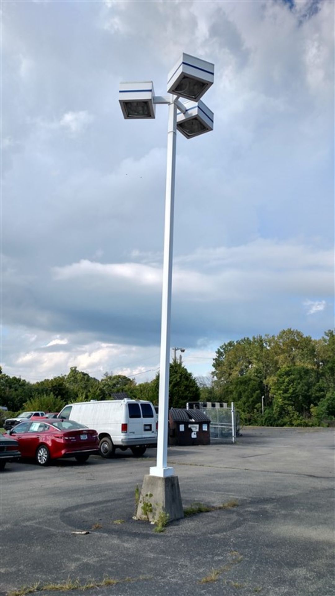 (1) Light Pole / (3) Lamps - (1 x Bid)