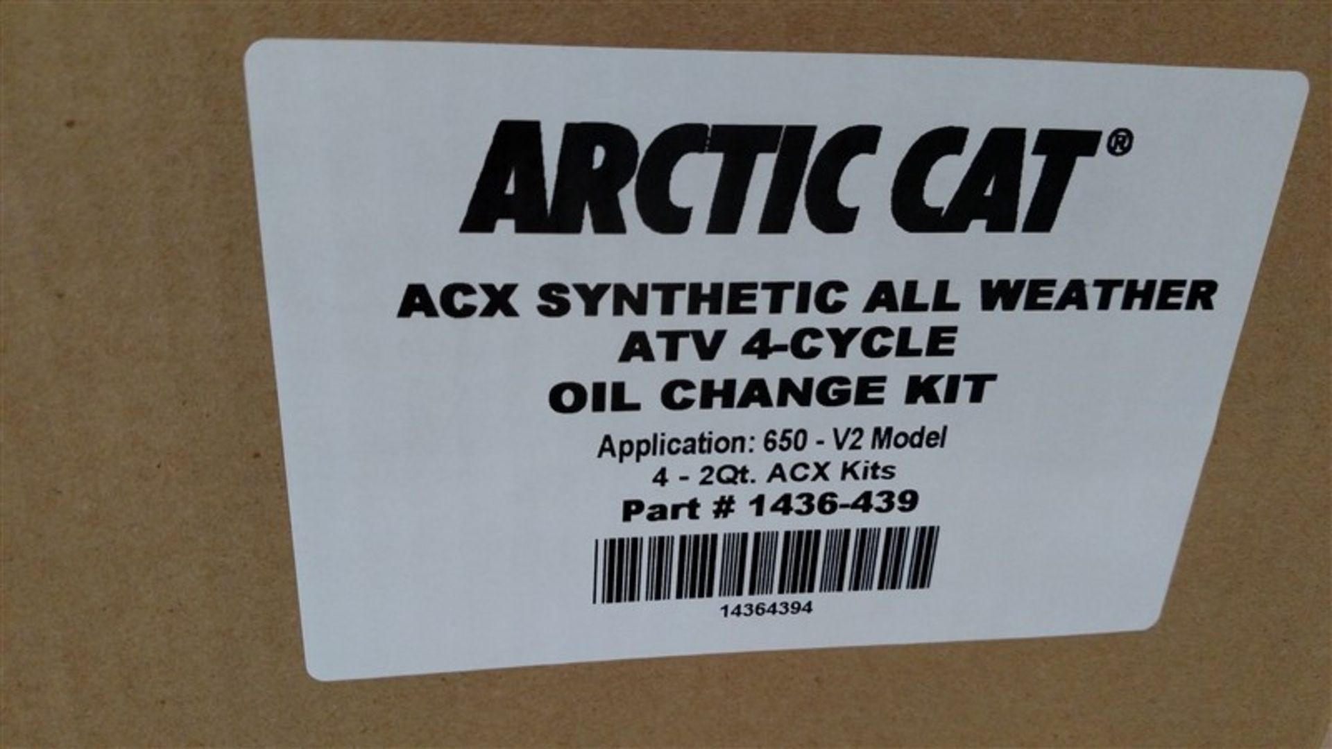 (35+) NEW Artic Cat Oil Change Kits (Assorted): 7.25% Sales Tax charged - (1 x Bid) - Image 3 of 3