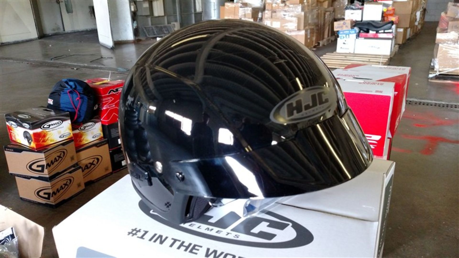 (7) NEW HJC Motorcycle Helmets (Assorted Sizes) - VHDA: 7.25% Sales Tax charged - (7 x Bid) - Image 3 of 3