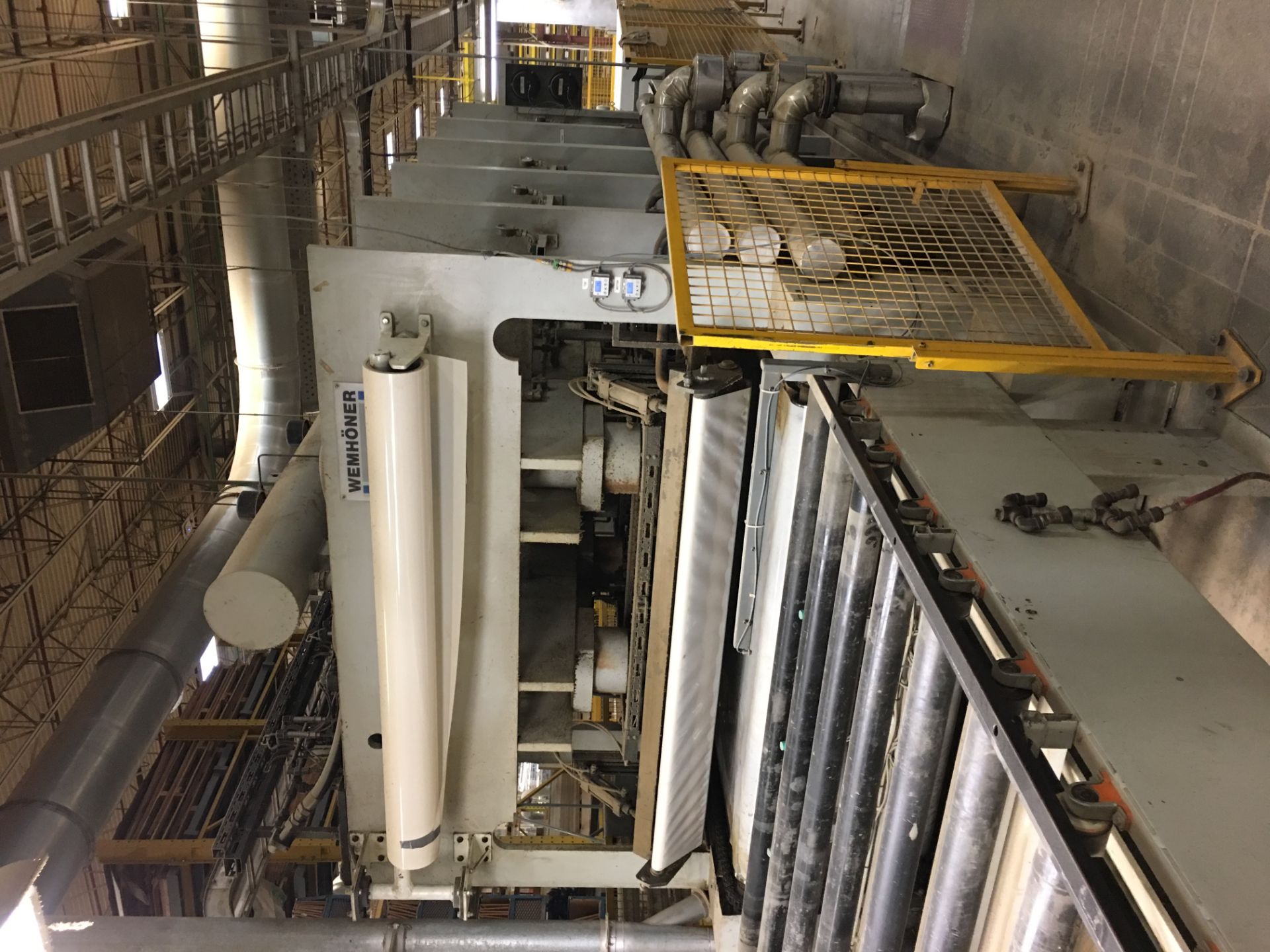 WEMHONER PRESS including infeed conveyor outfeed conveyor - Image 3 of 9