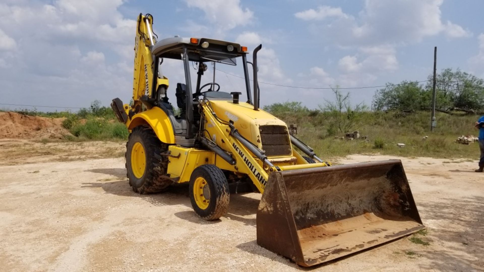 2008 New Holland B95 front end loader/backhoe, diesel, 3,362 hours - Image 4 of 6