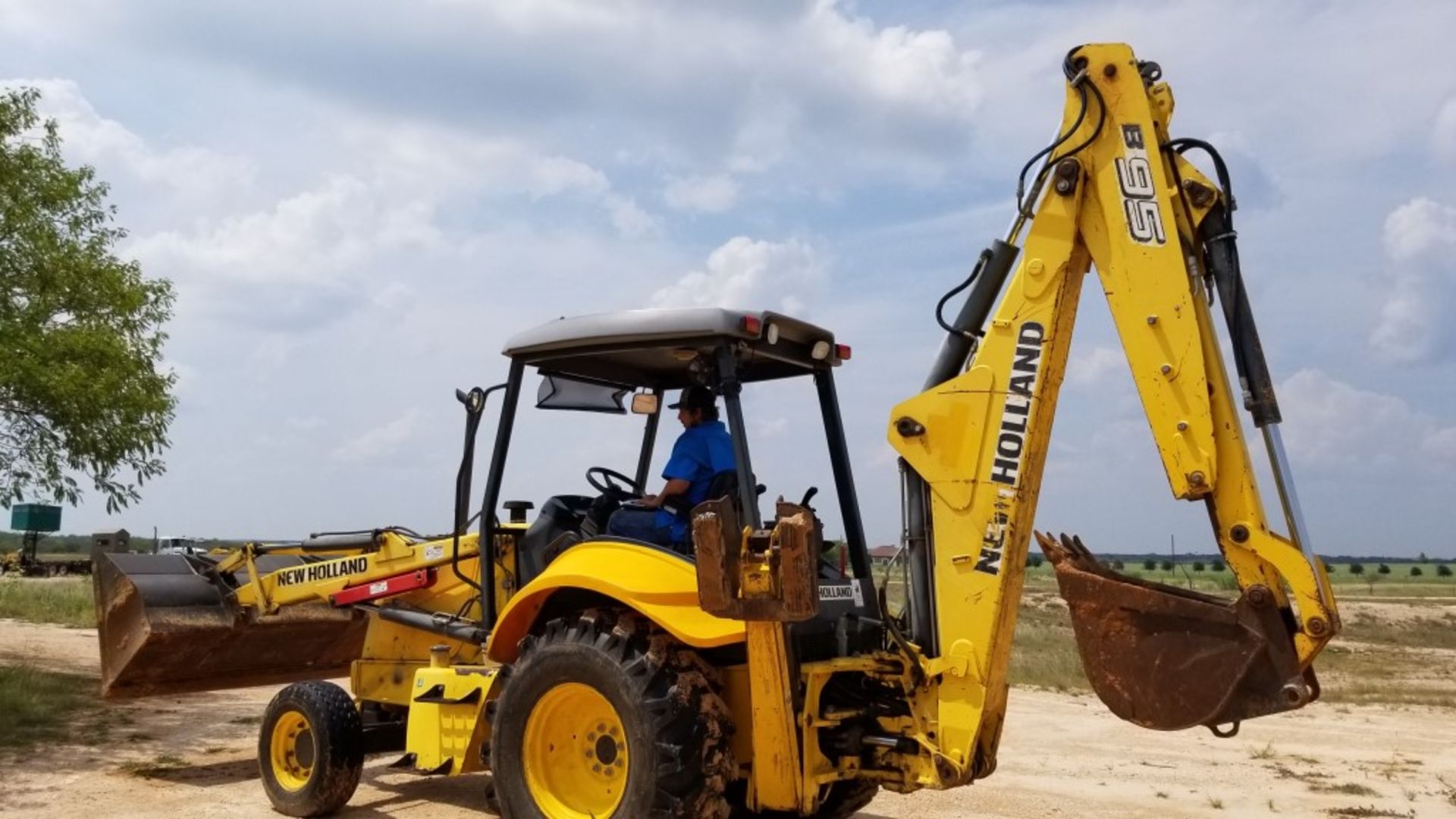 2008 New Holland B95 front end loader/backhoe, diesel, 3,362 hours - Image 6 of 6