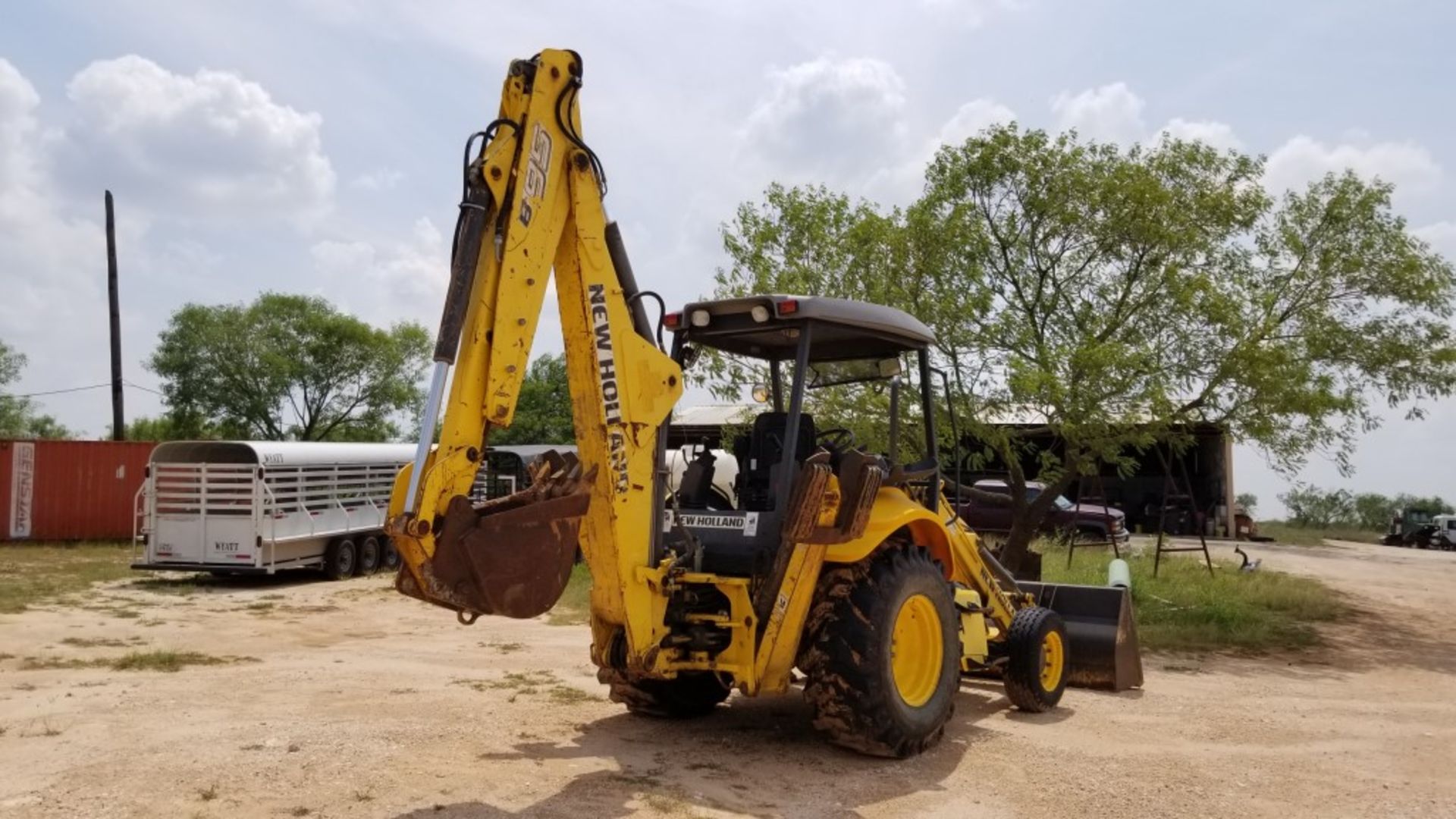 2008 New Holland B95 front end loader/backhoe, diesel, 3,362 hours - Image 5 of 6