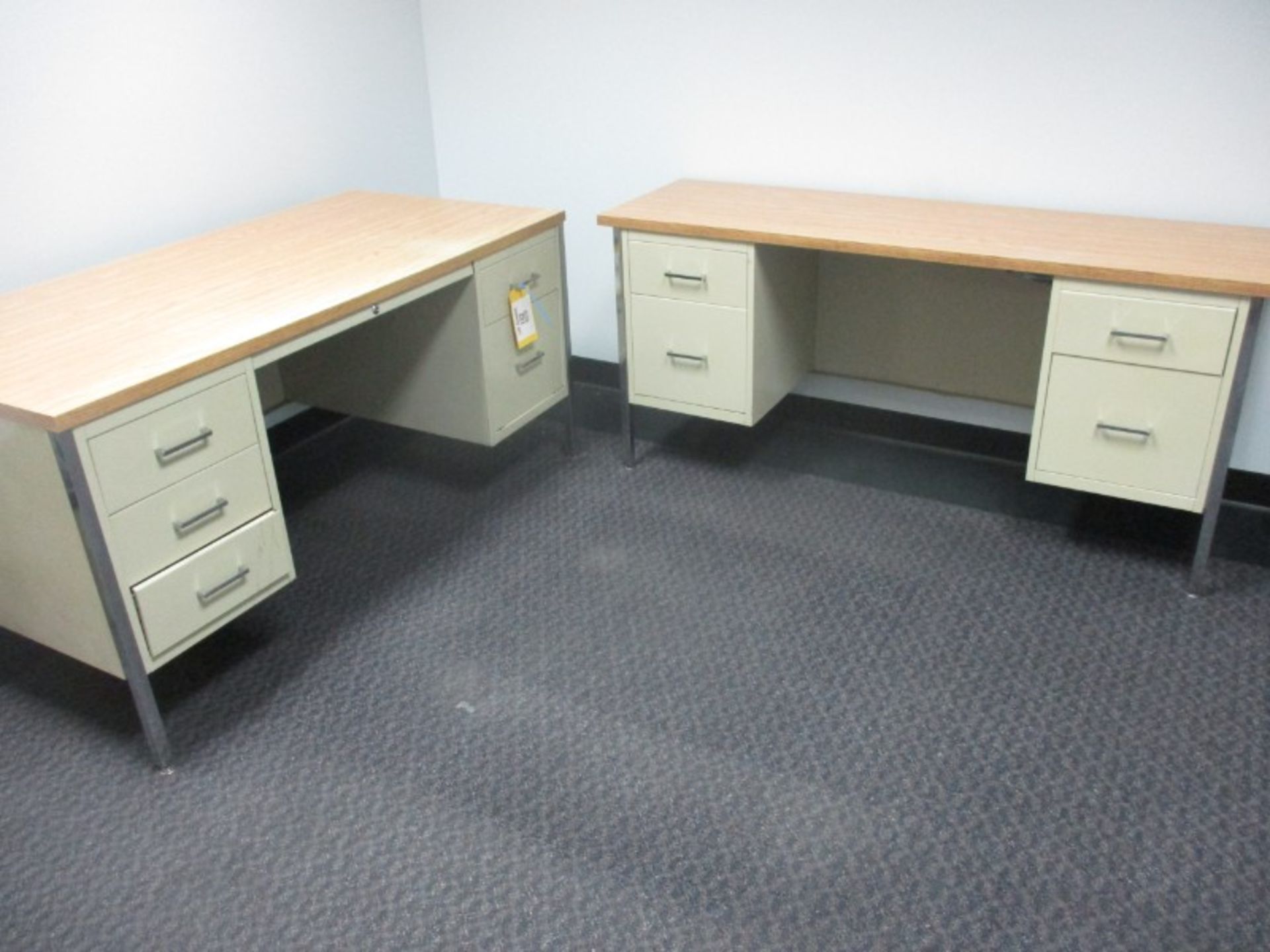 Desk and Credenza