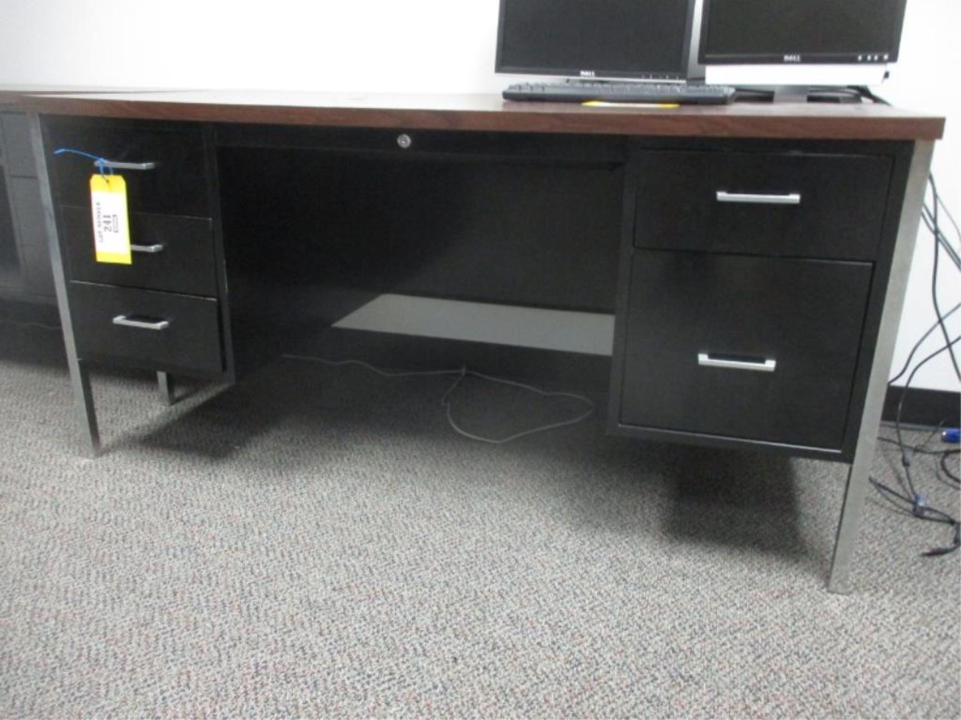 Desk and Credenza