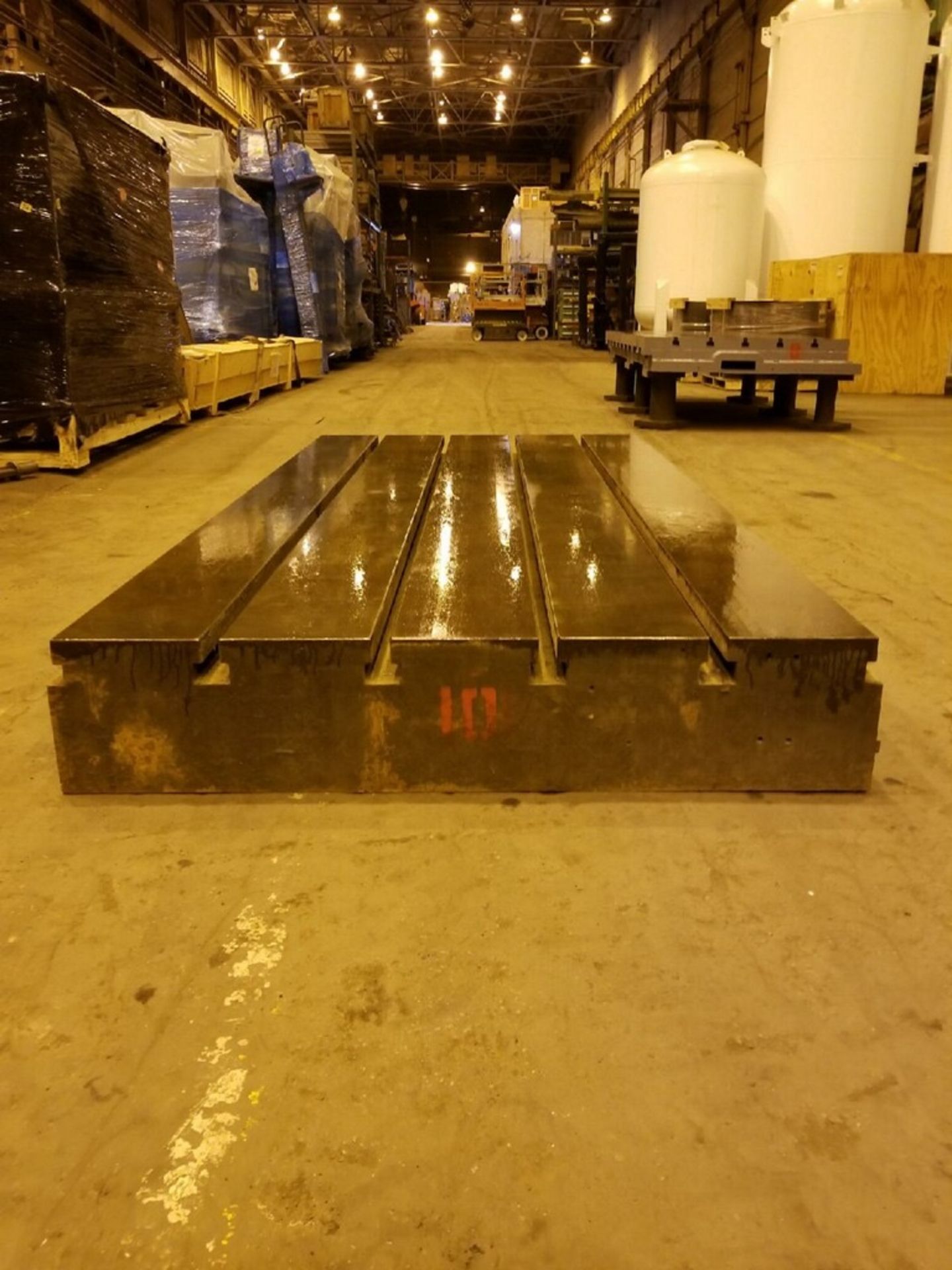 T-Slotted Floor Plate 10FT x 5FT x 12 IN - Plate # 10