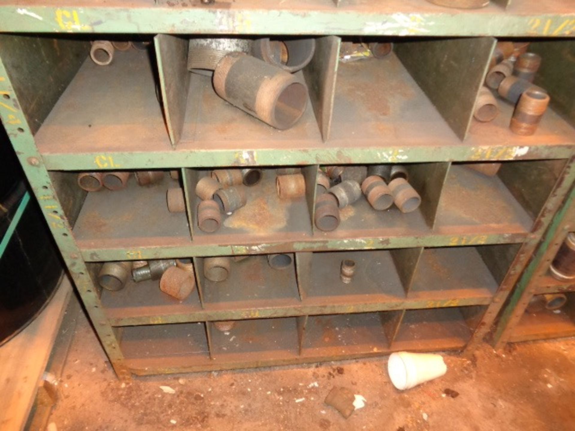 Lot of Large Pipe Nipples (1) with Steel Cabinet - Image 4 of 6