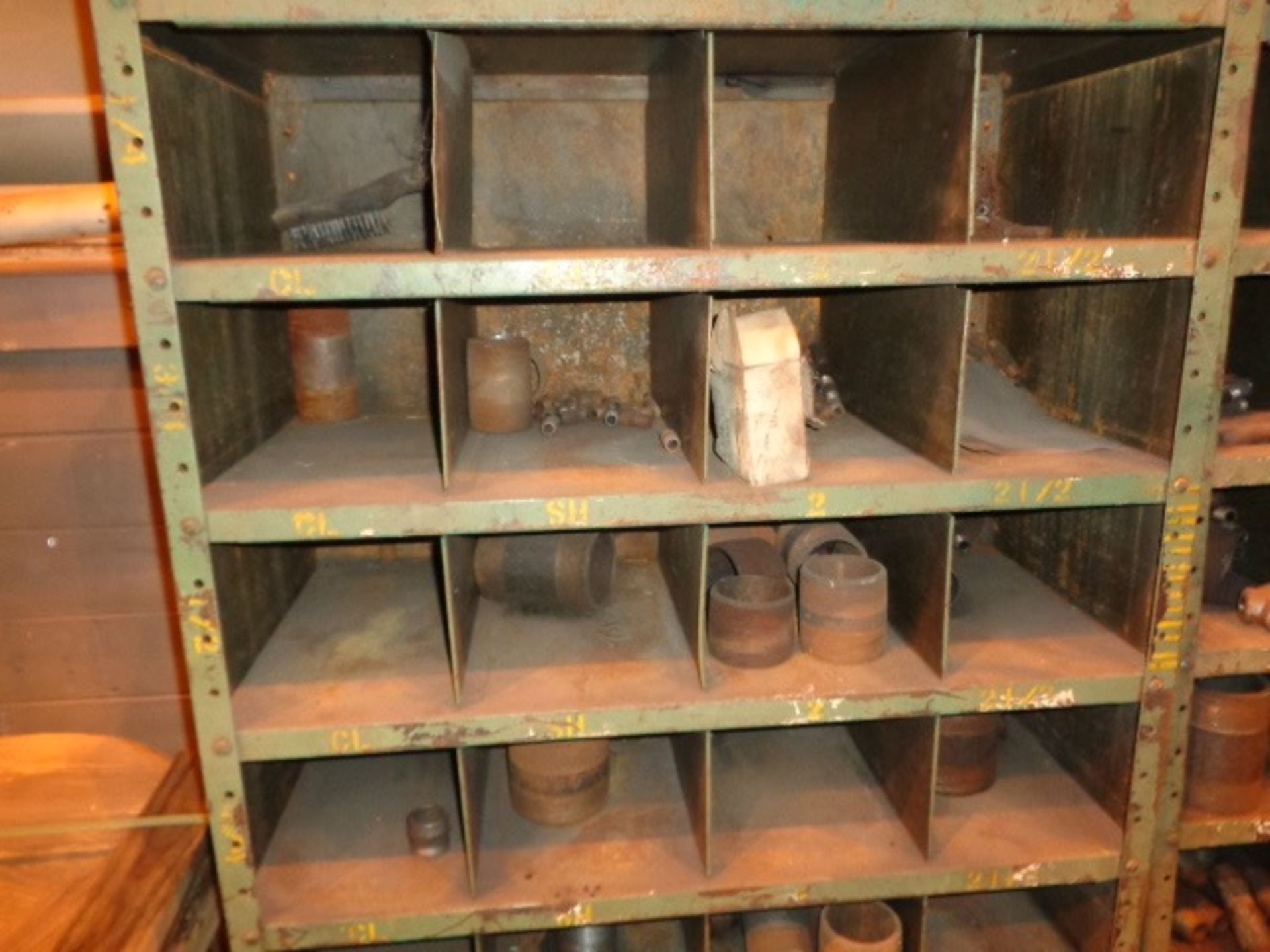 Lot of Large Pipe Nipples (1) with Steel Cabinet - Image 3 of 6