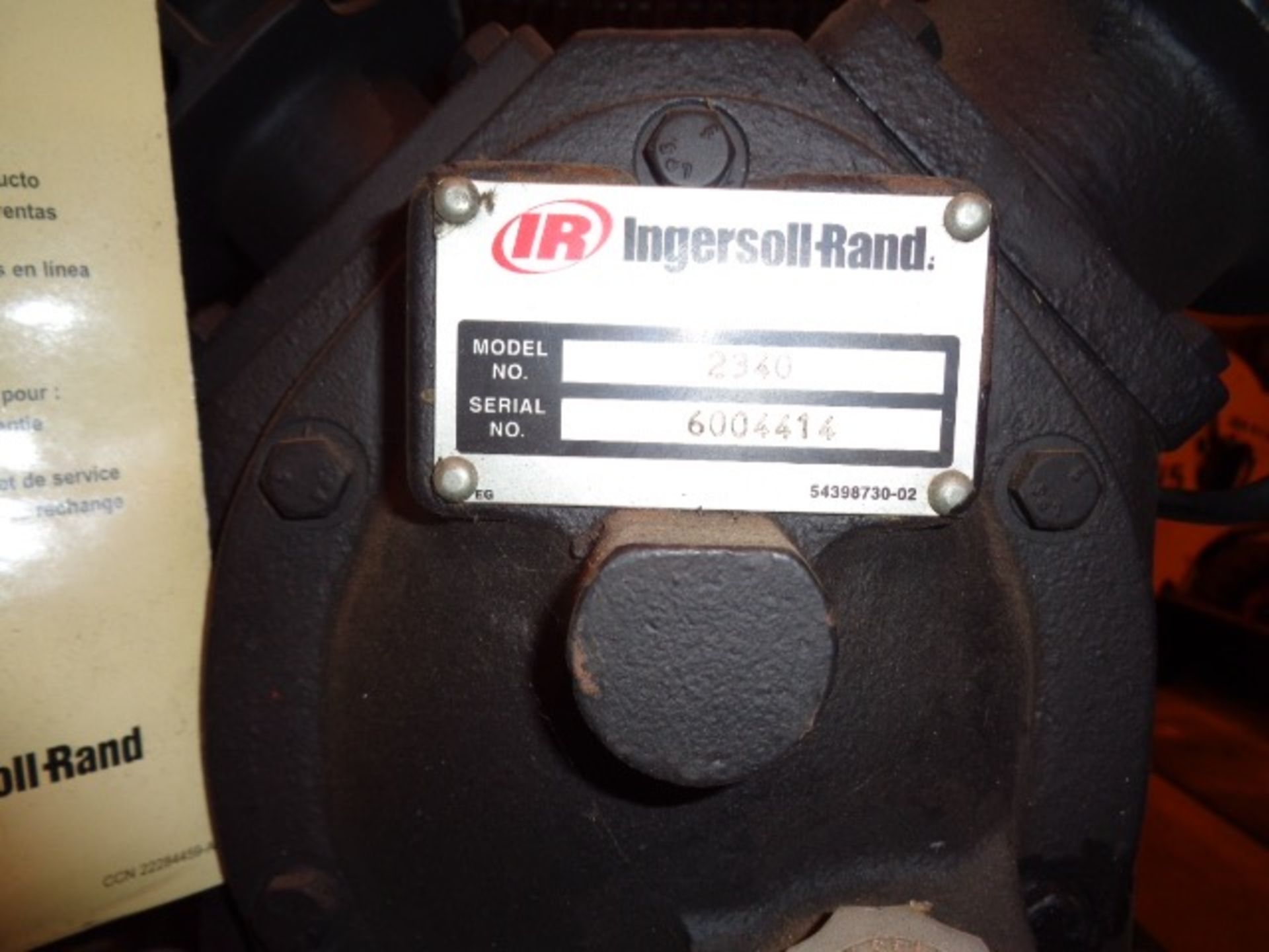 Ingersoll Rand Air Compressor - Image 8 of 10