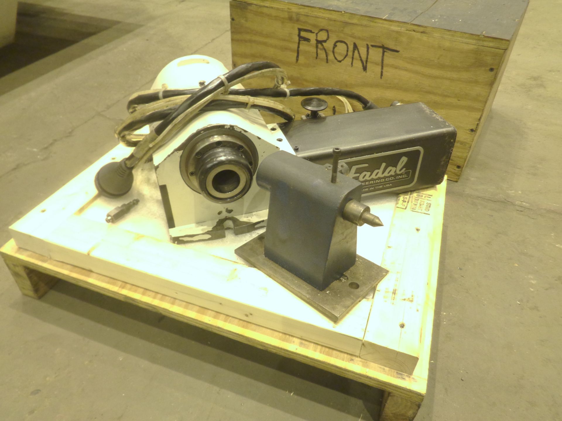 Fadal 4th Axis Indexer with Tailstock