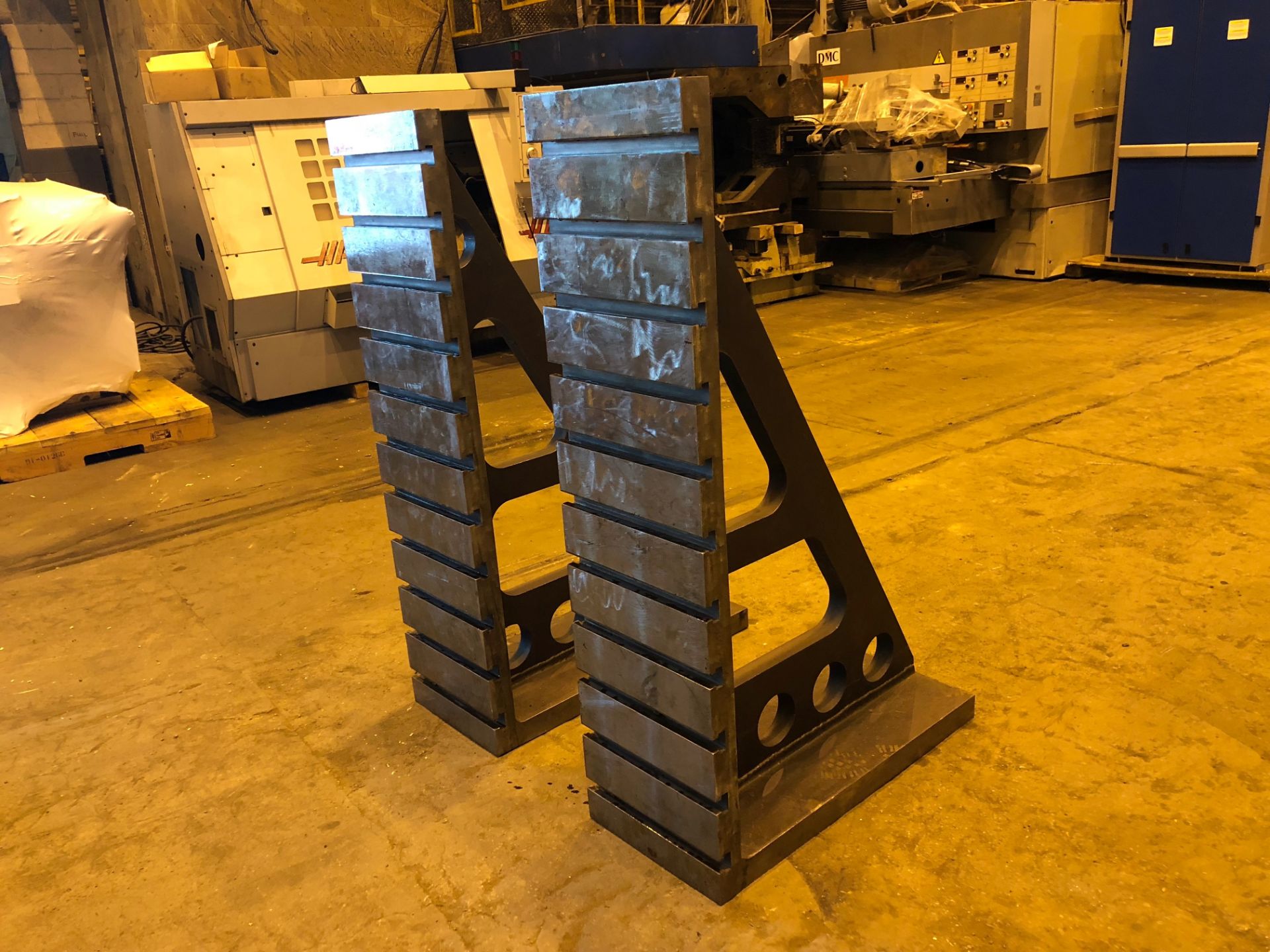 TWO - T Slotted Angle Plates 60 in x 16 in for Boring Mill - Image 4 of 12