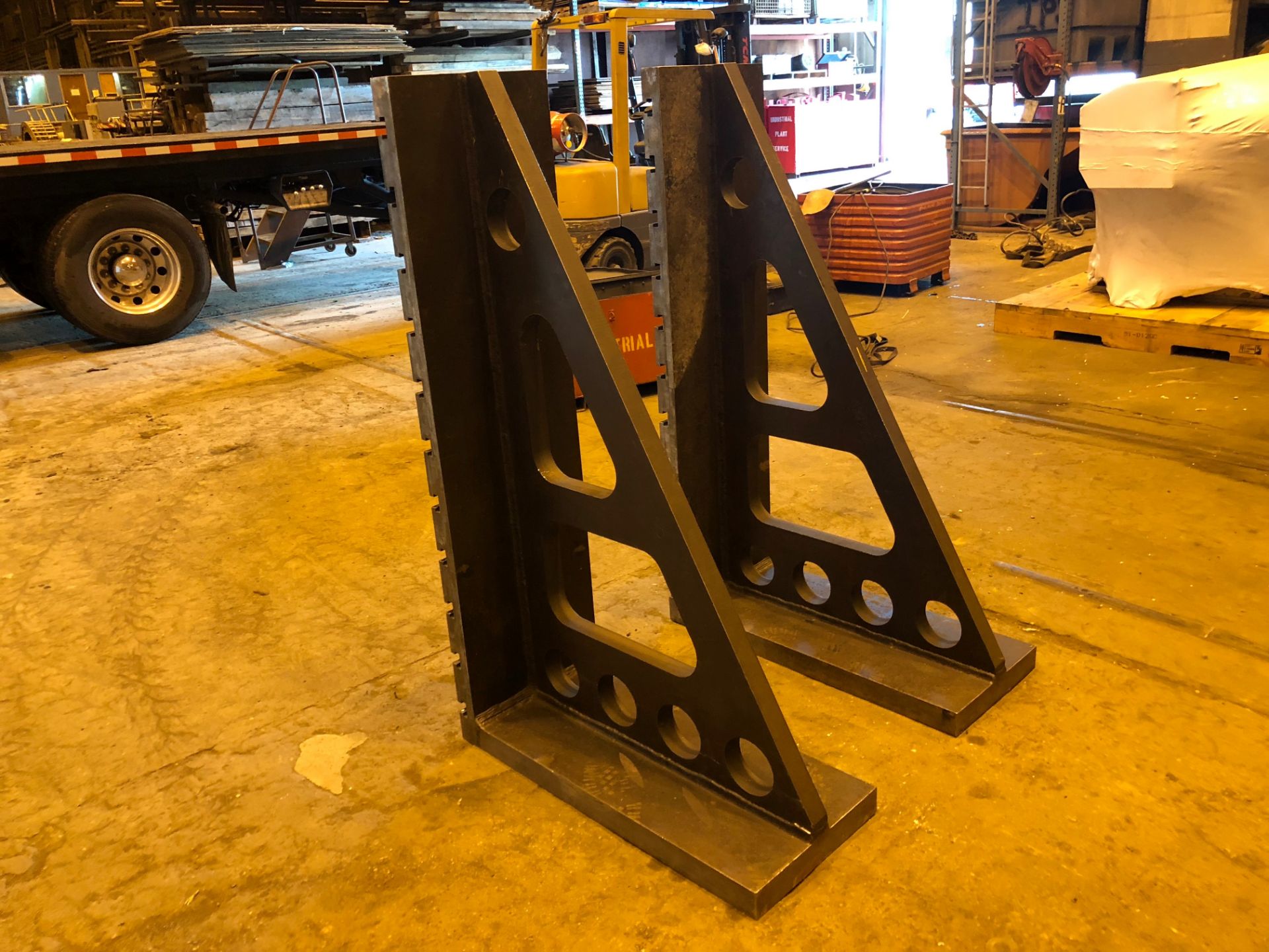 TWO - T Slotted Angle Plates 60 in x 16 in for Boring Mill - Image 6 of 12